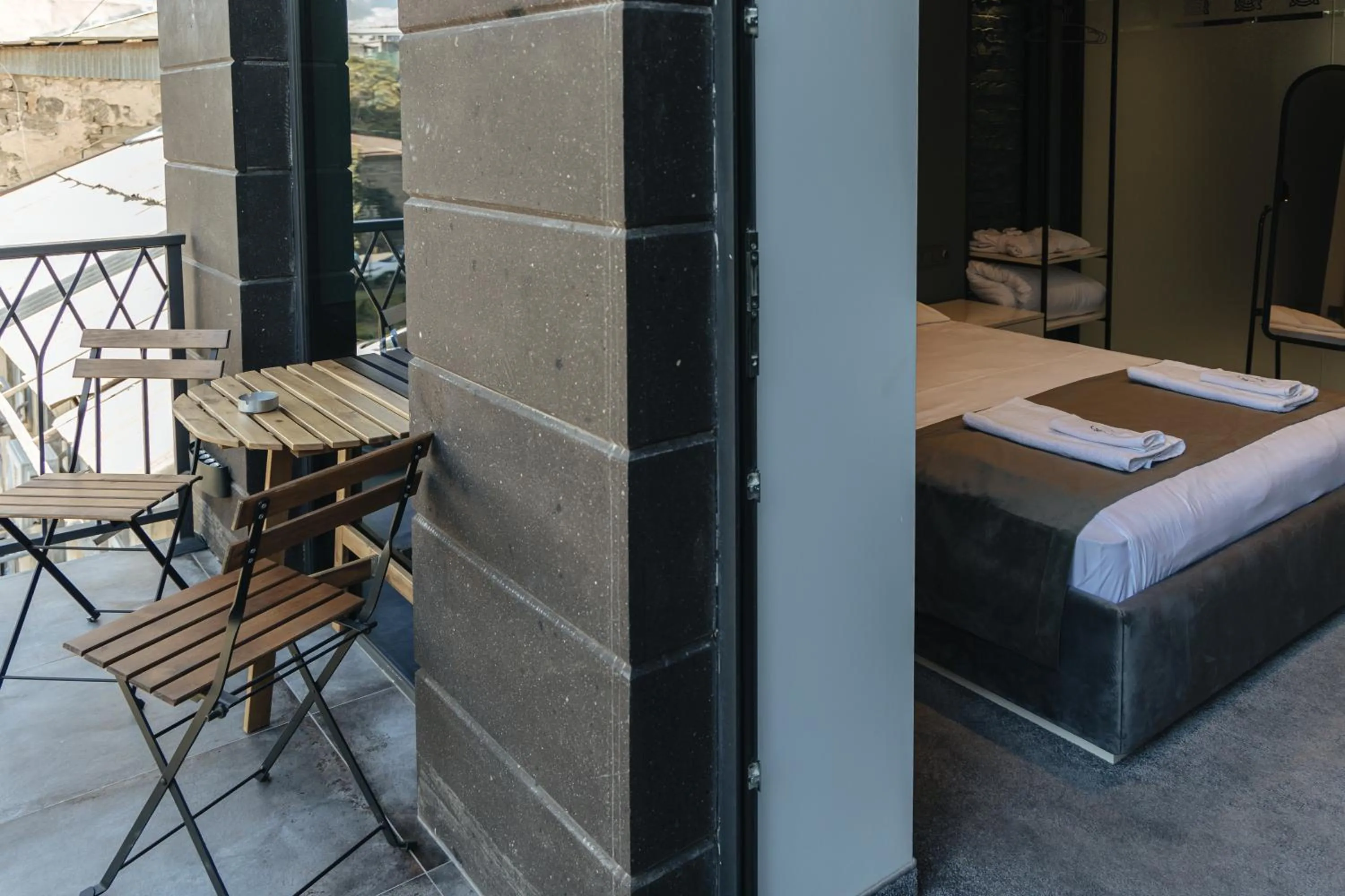 Balcony/Terrace, Bed in Ariam Boutique Hotel