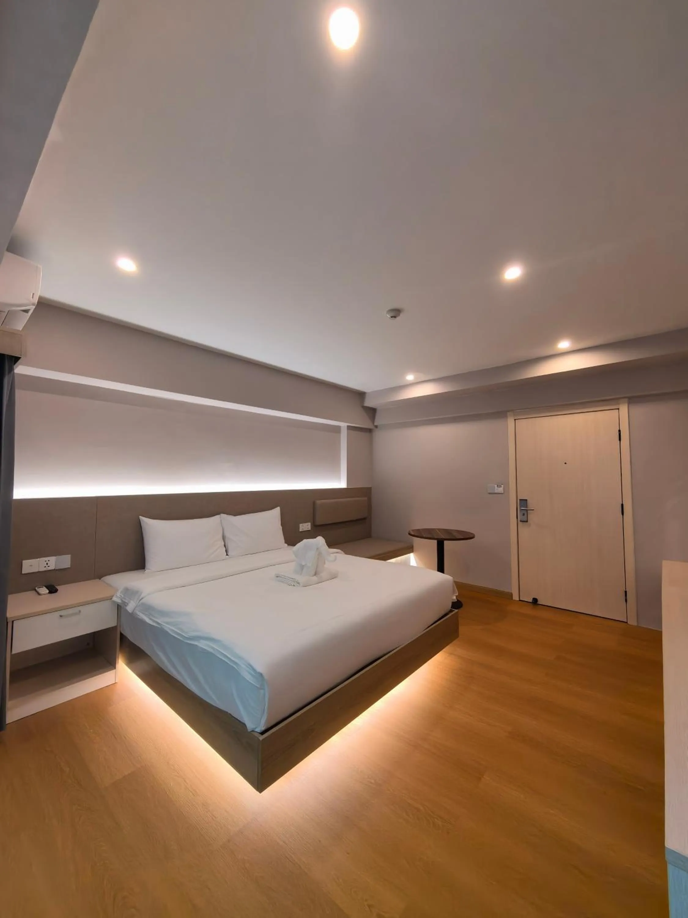 Bed in Lucky Elephant Hotel