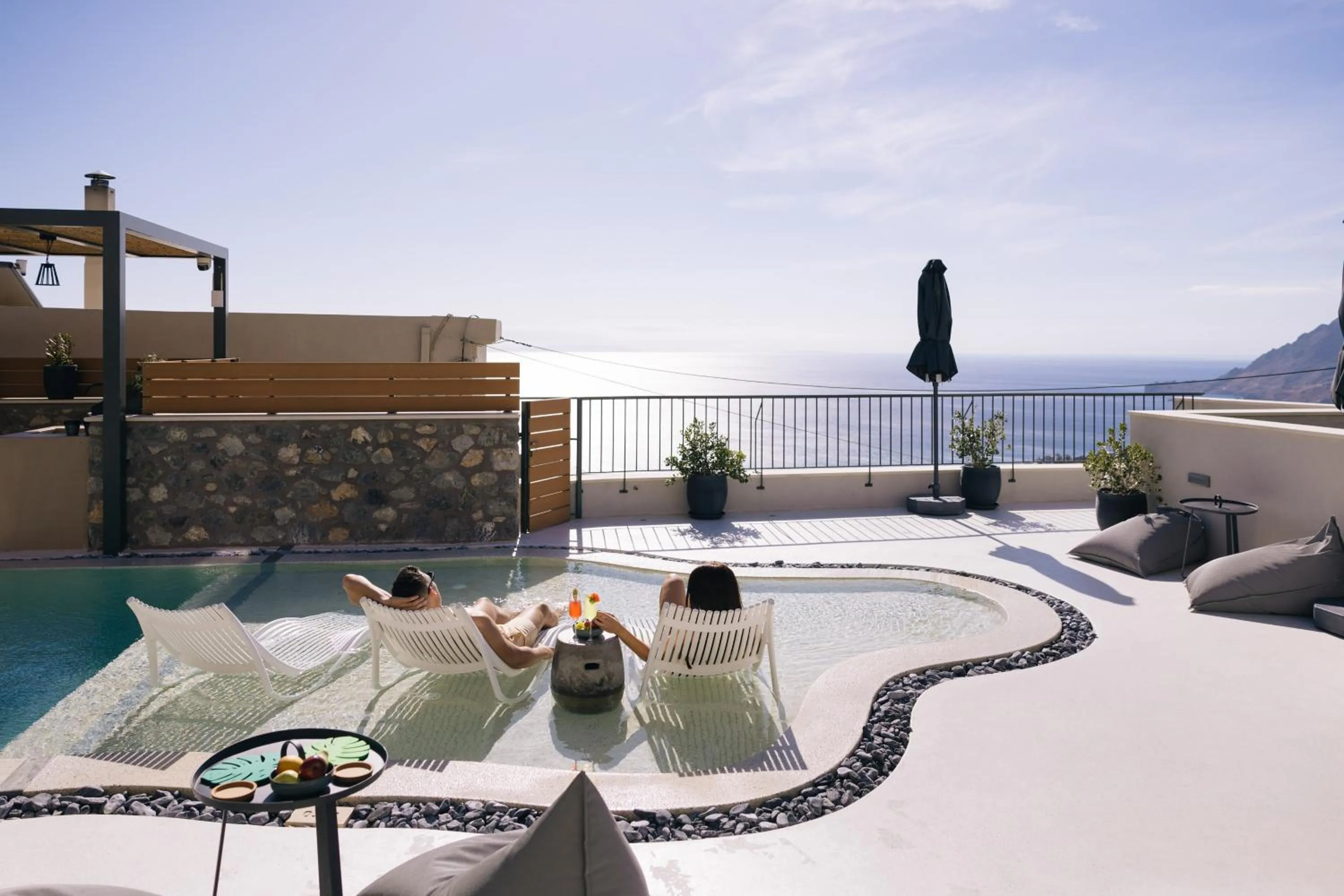 Swimming pool in Mirthea Suites