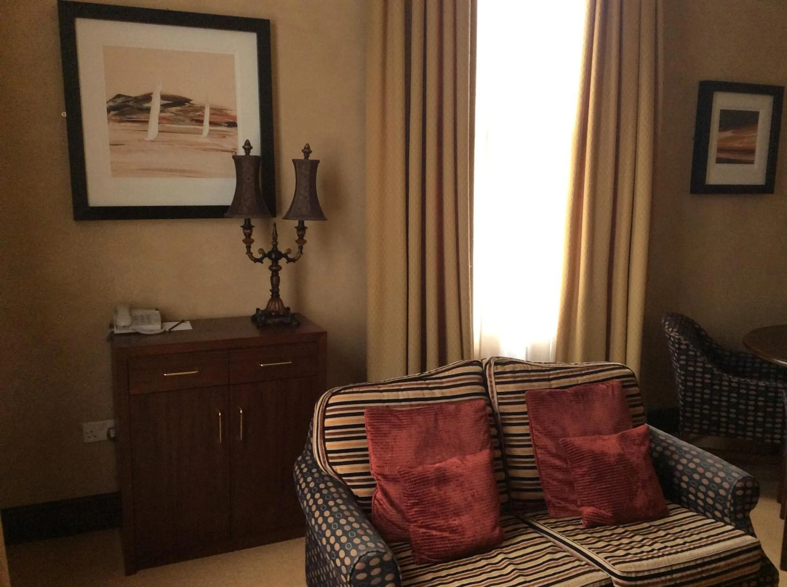 Living room in Belmont Hotel Leicester