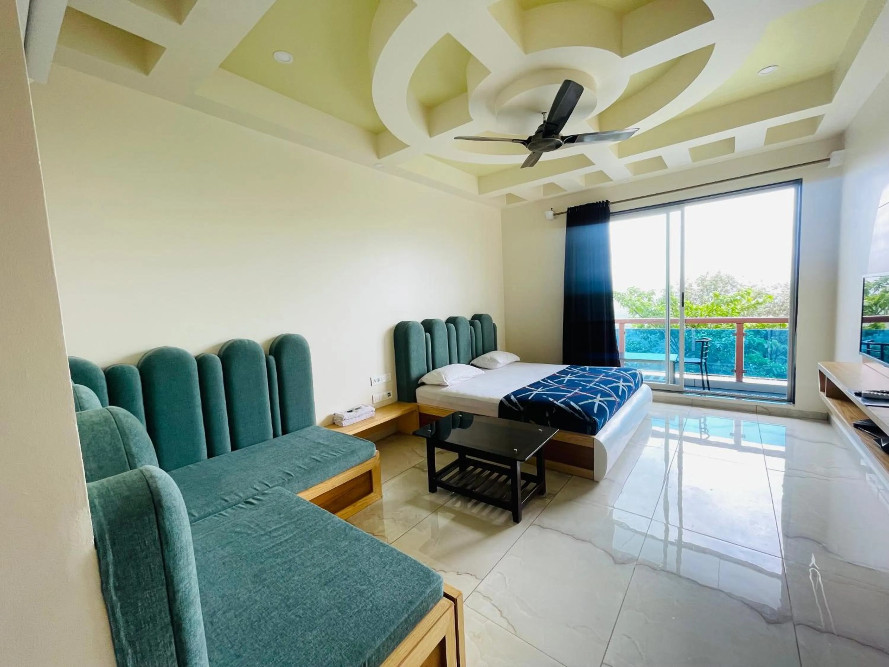 Bed in hotel saptarang residency panhala