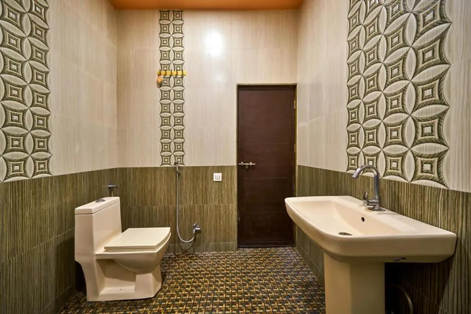 Toilet in hotel saptarang residency panhala