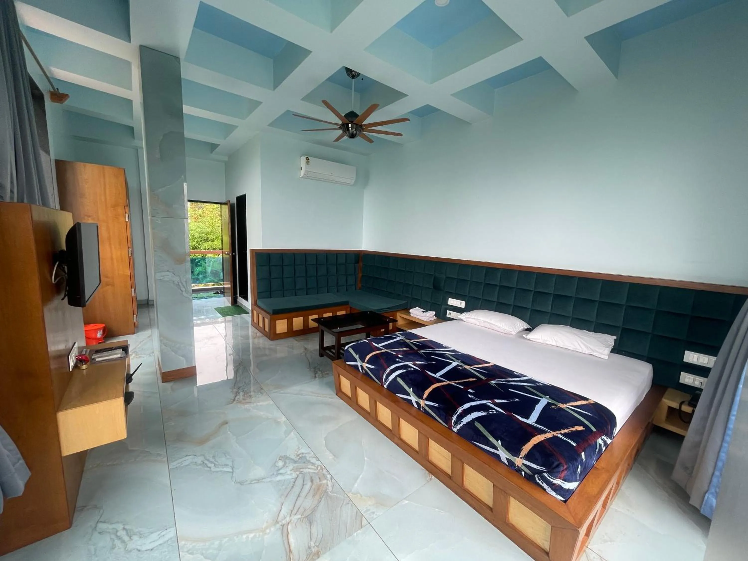 Bed in hotel saptarang residency panhala