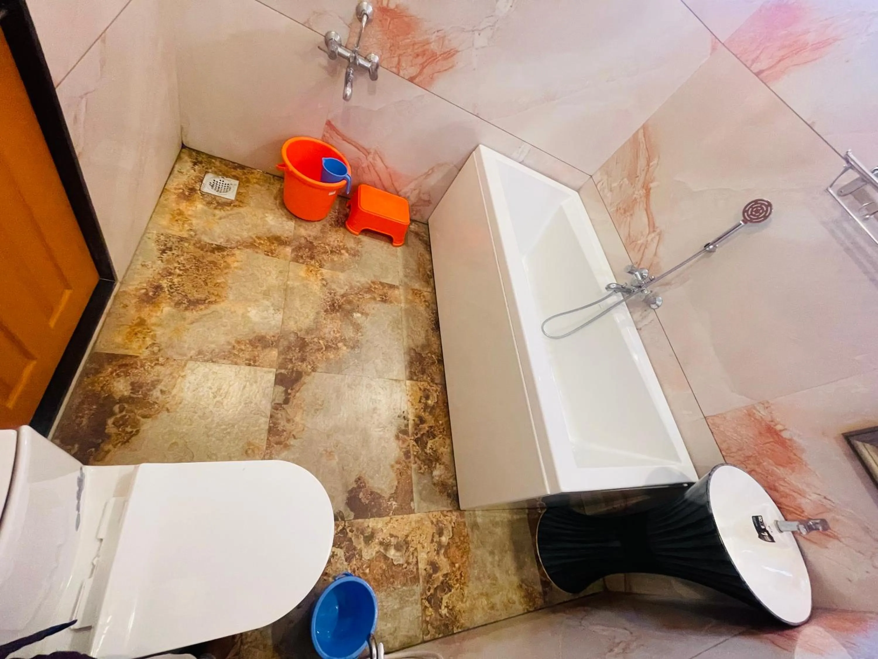 Shower in hotel saptarang residency panhala