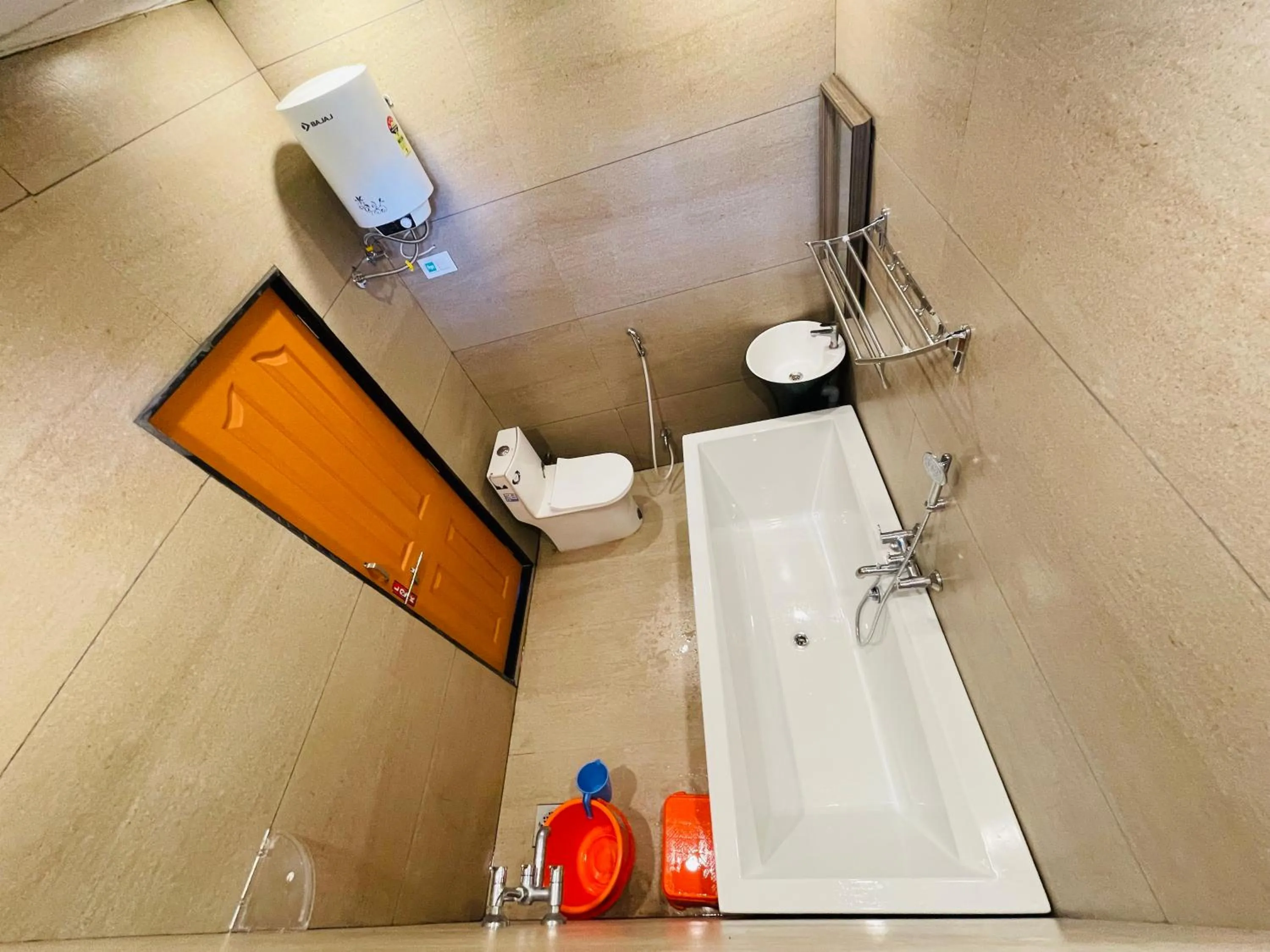 Shower in hotel saptarang residency panhala