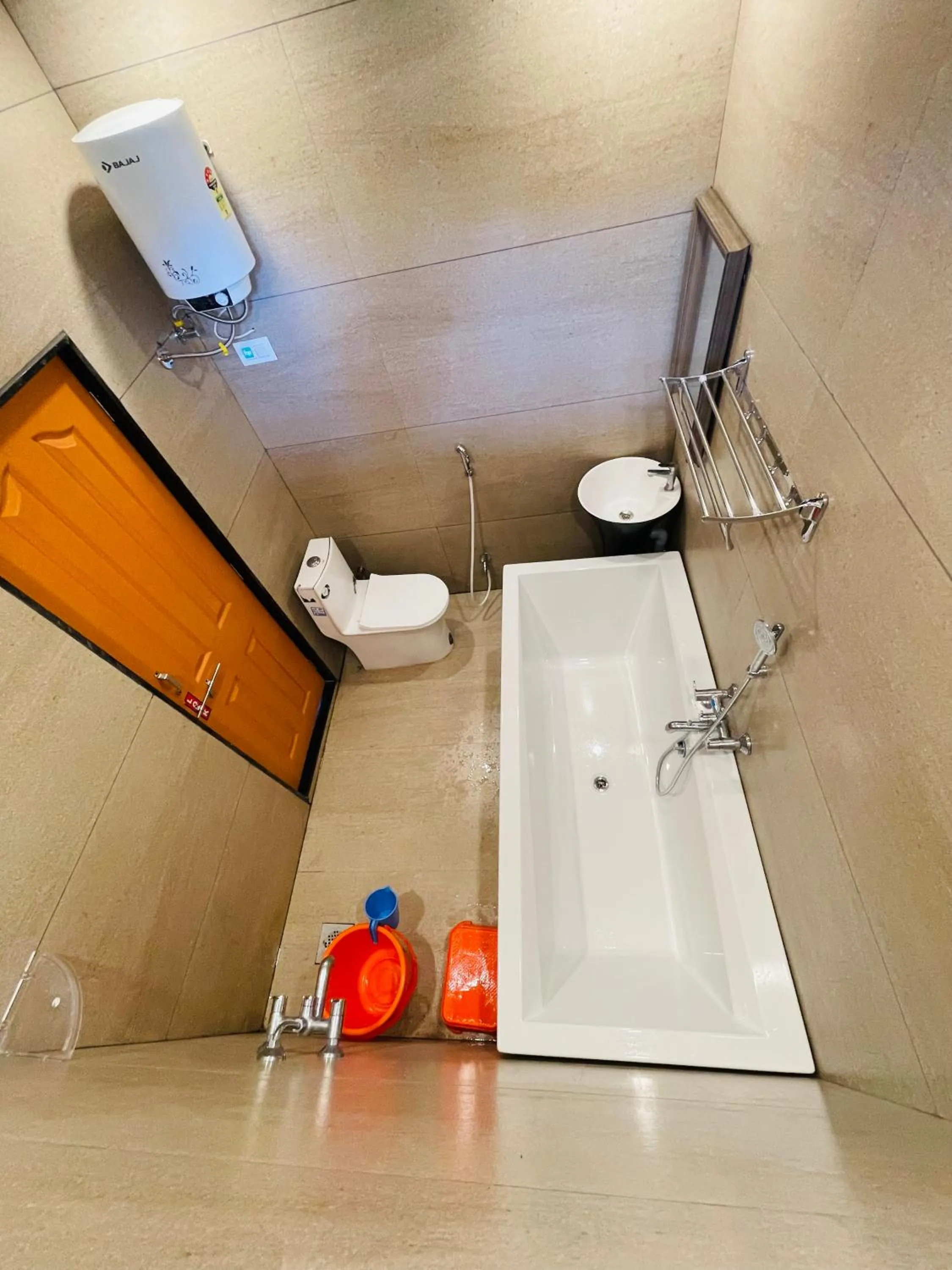 Shower in hotel saptarang residency panhala