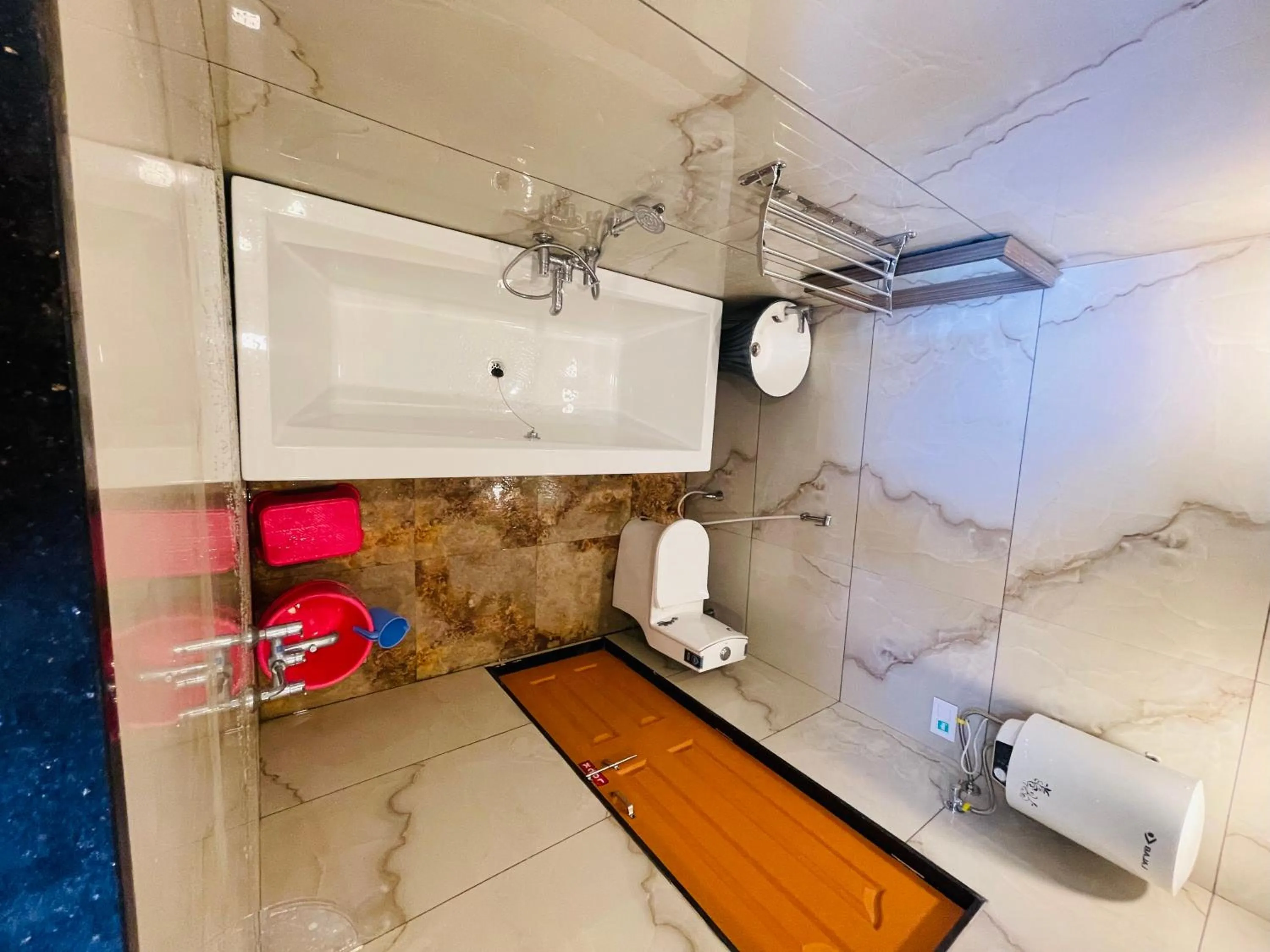 Shower in hotel saptarang residency panhala