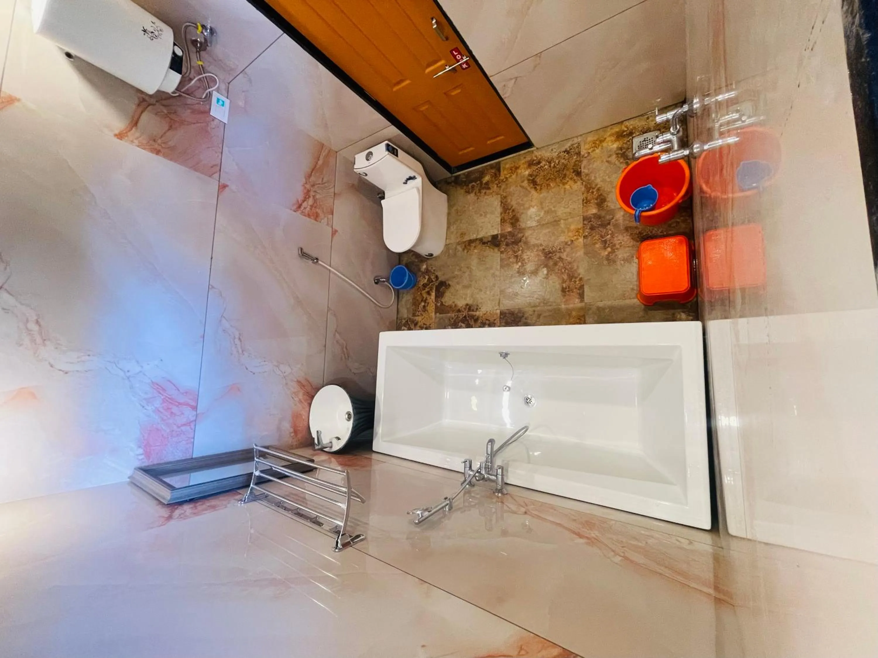 Shower in hotel saptarang residency panhala