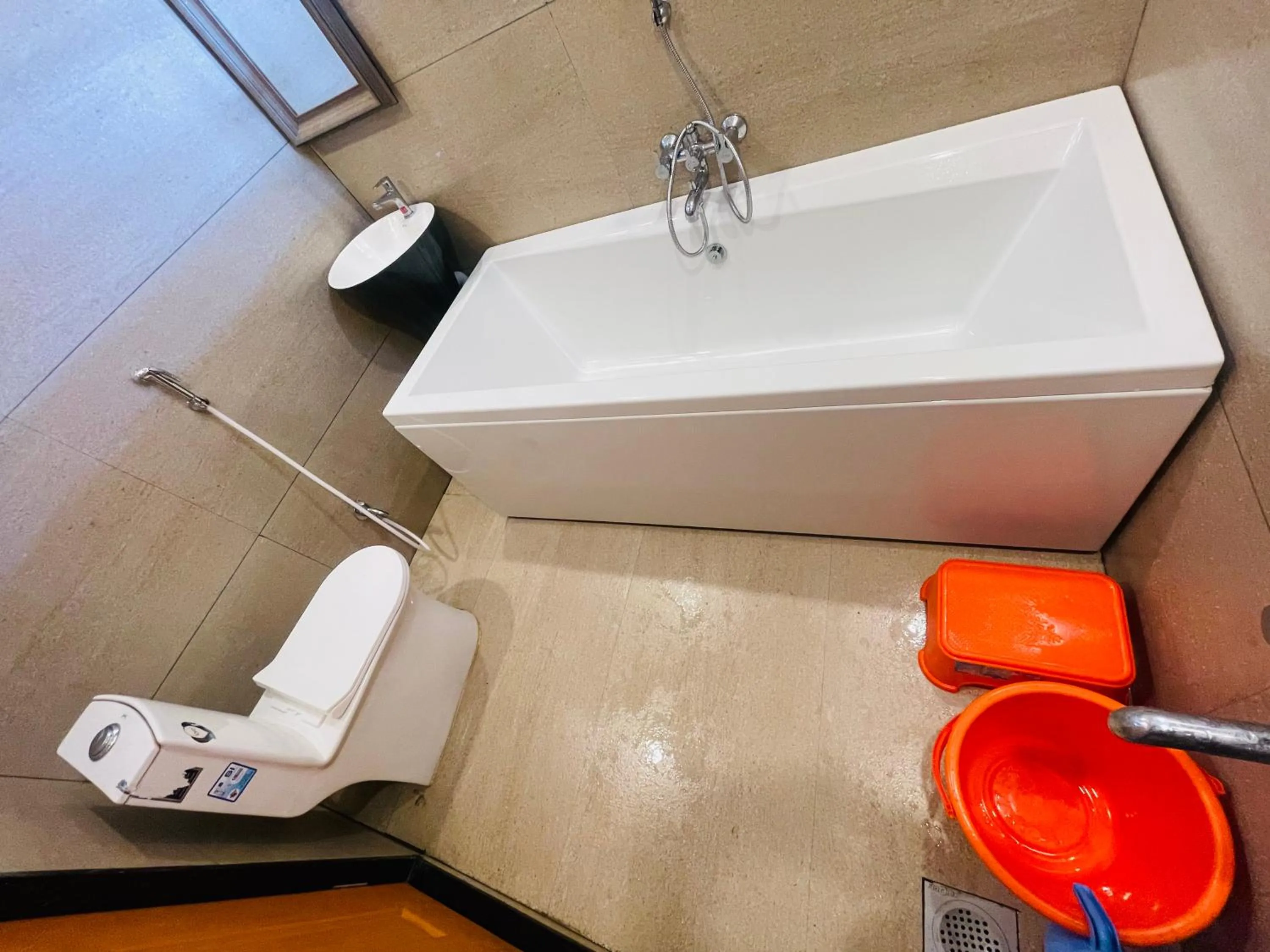 Shower in hotel saptarang residency panhala