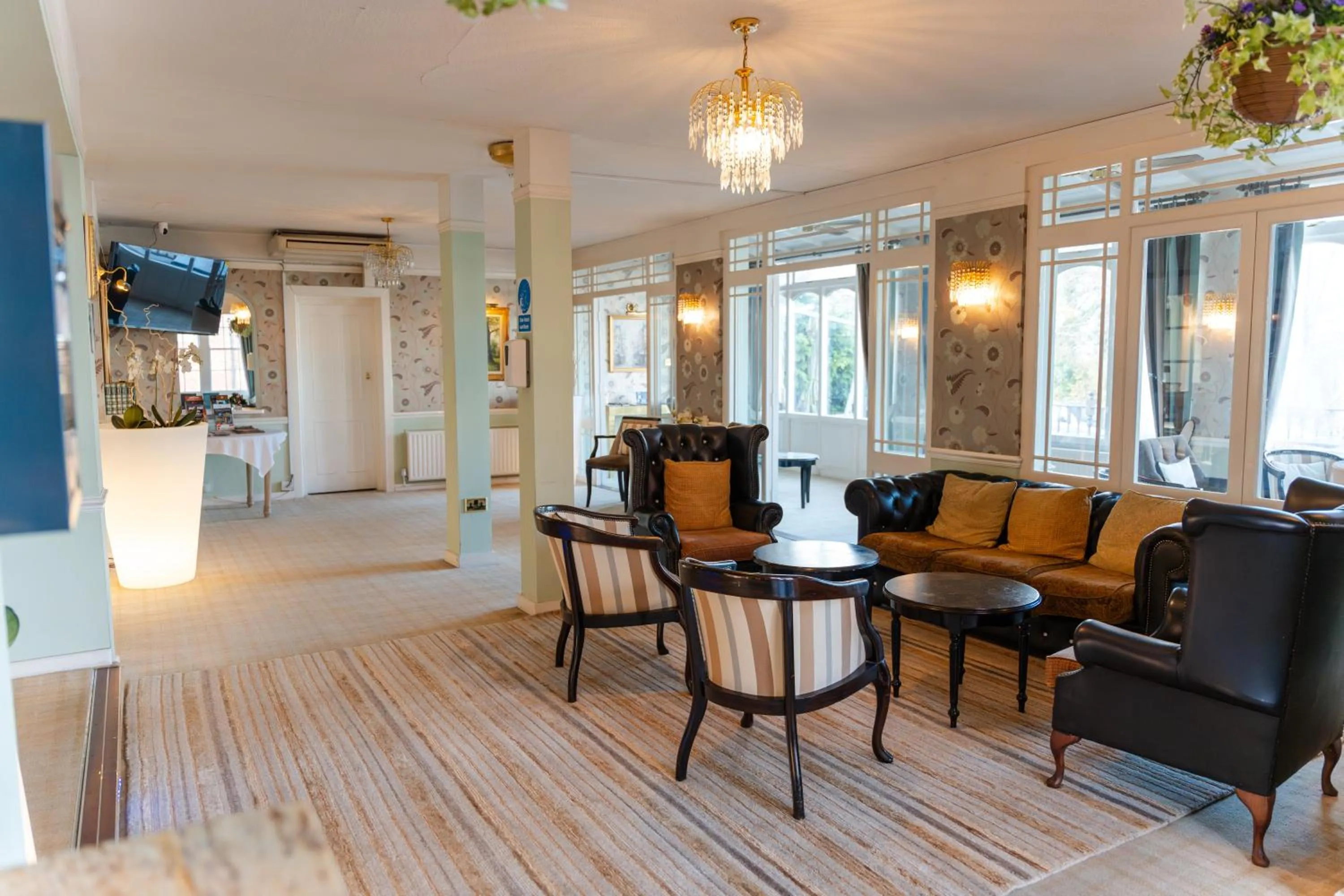 Lobby or reception in The Falcon Hotel