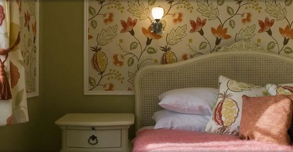 Bed in The Falcon Hotel