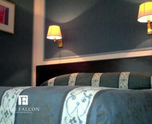 Bed in The Falcon Hotel