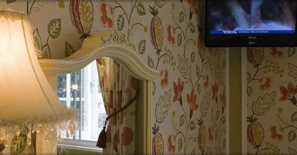 Decorative detail in The Falcon Hotel