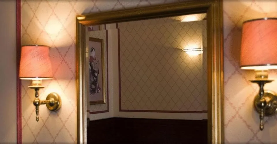 Decorative detail in The Falcon Hotel