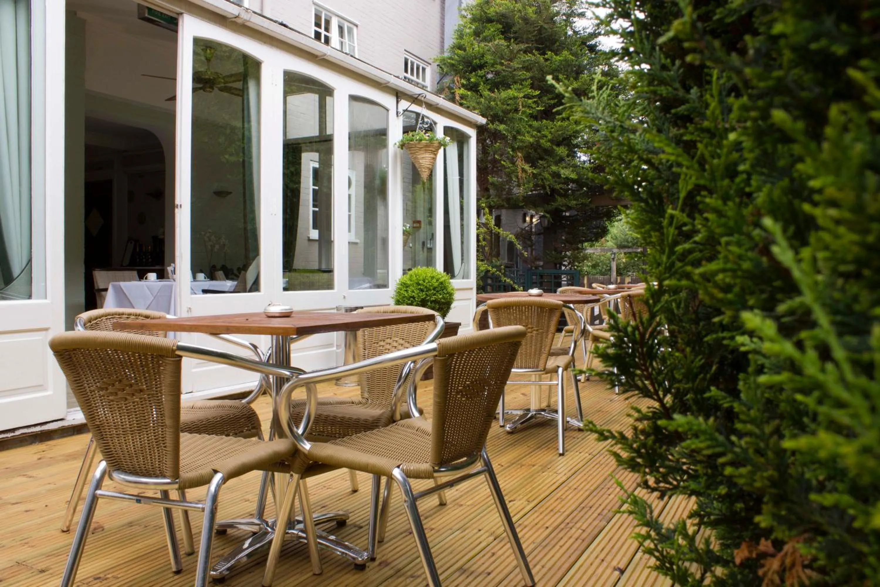 Facade/entrance in The Falcon Hotel