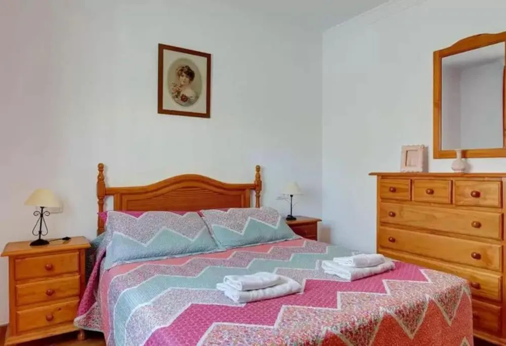 Bedroom, Bed in Villa Pastora