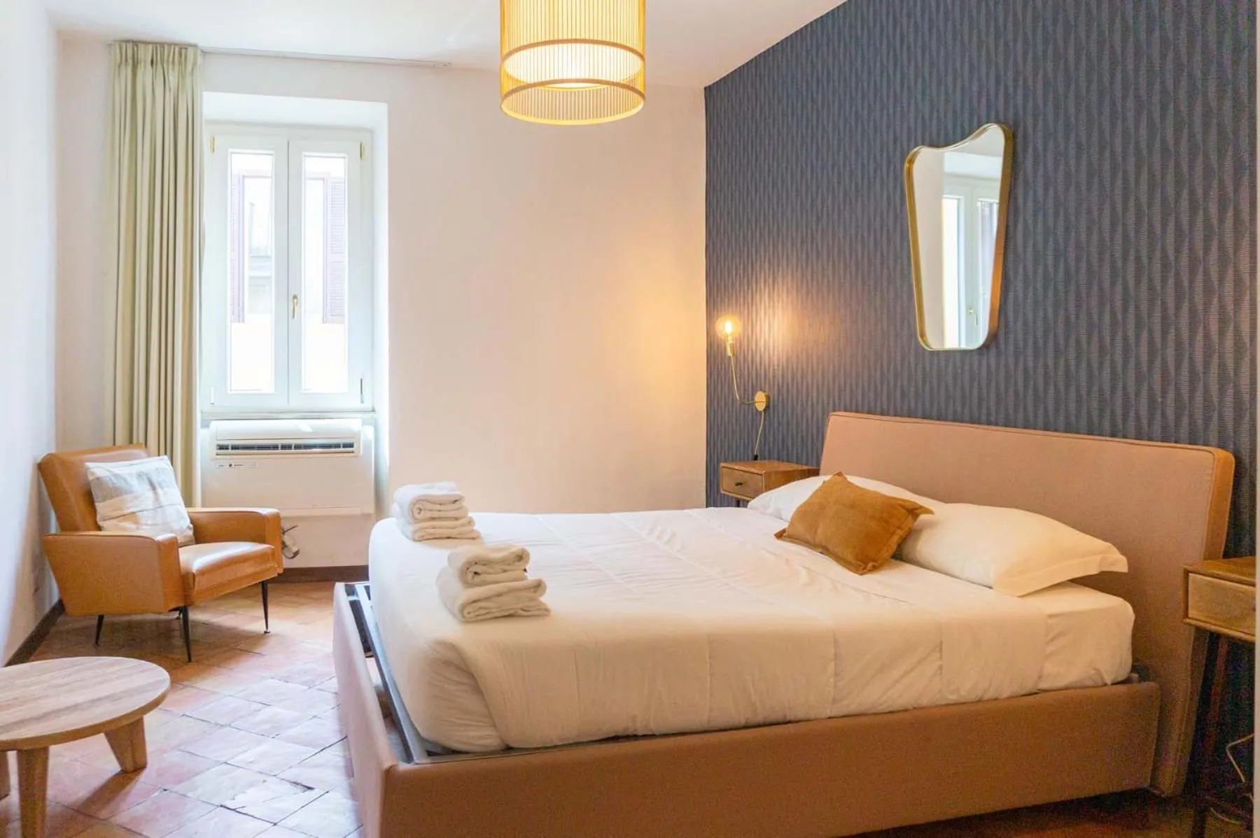 Bedroom, Bed in EasyTopStay - Piazza Navona Charming Apartment