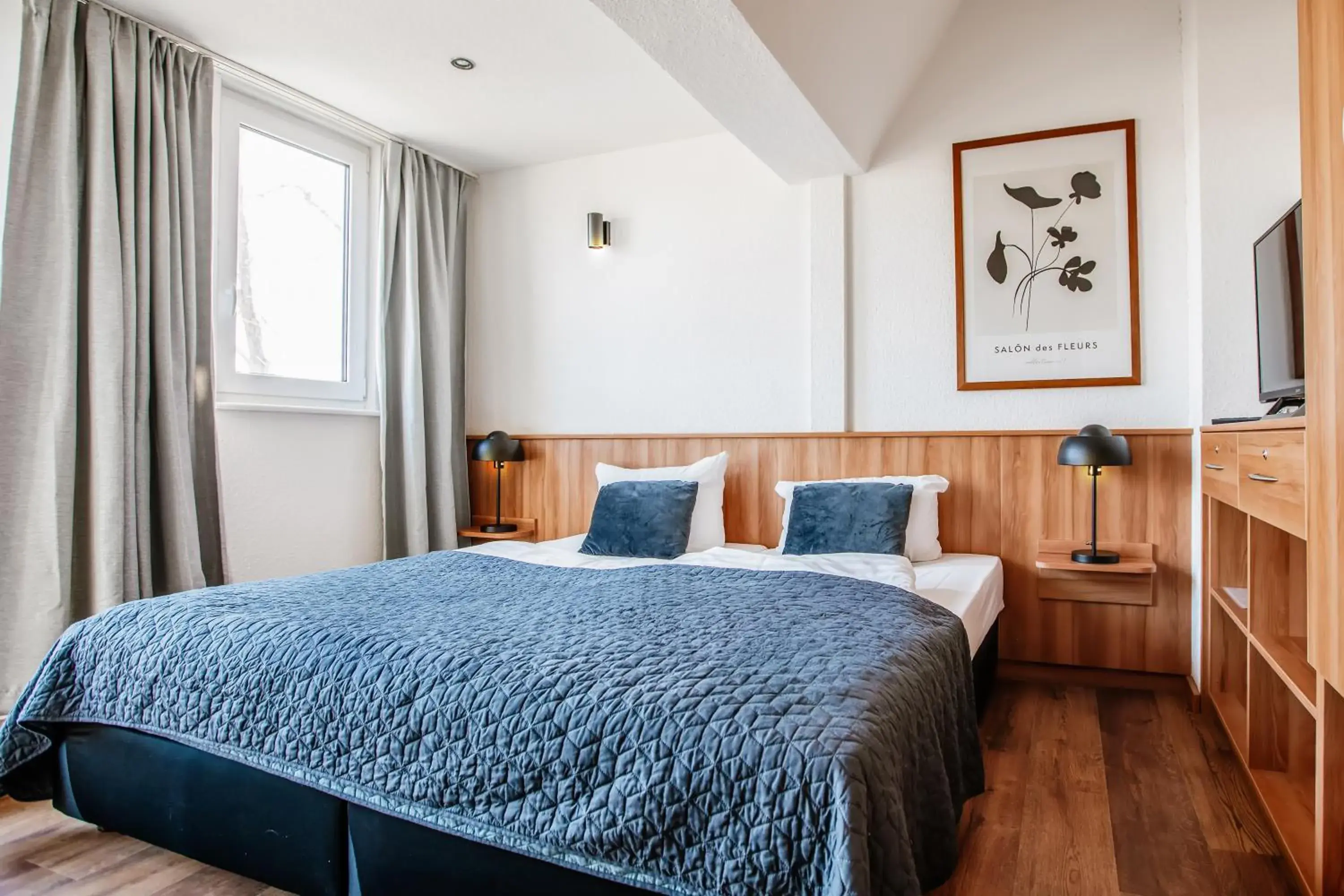 Double Room with Balcony in Hotel Gartenstadt Erfurt Double Room with Balcony in Hotel Gartenstadt Erfurt