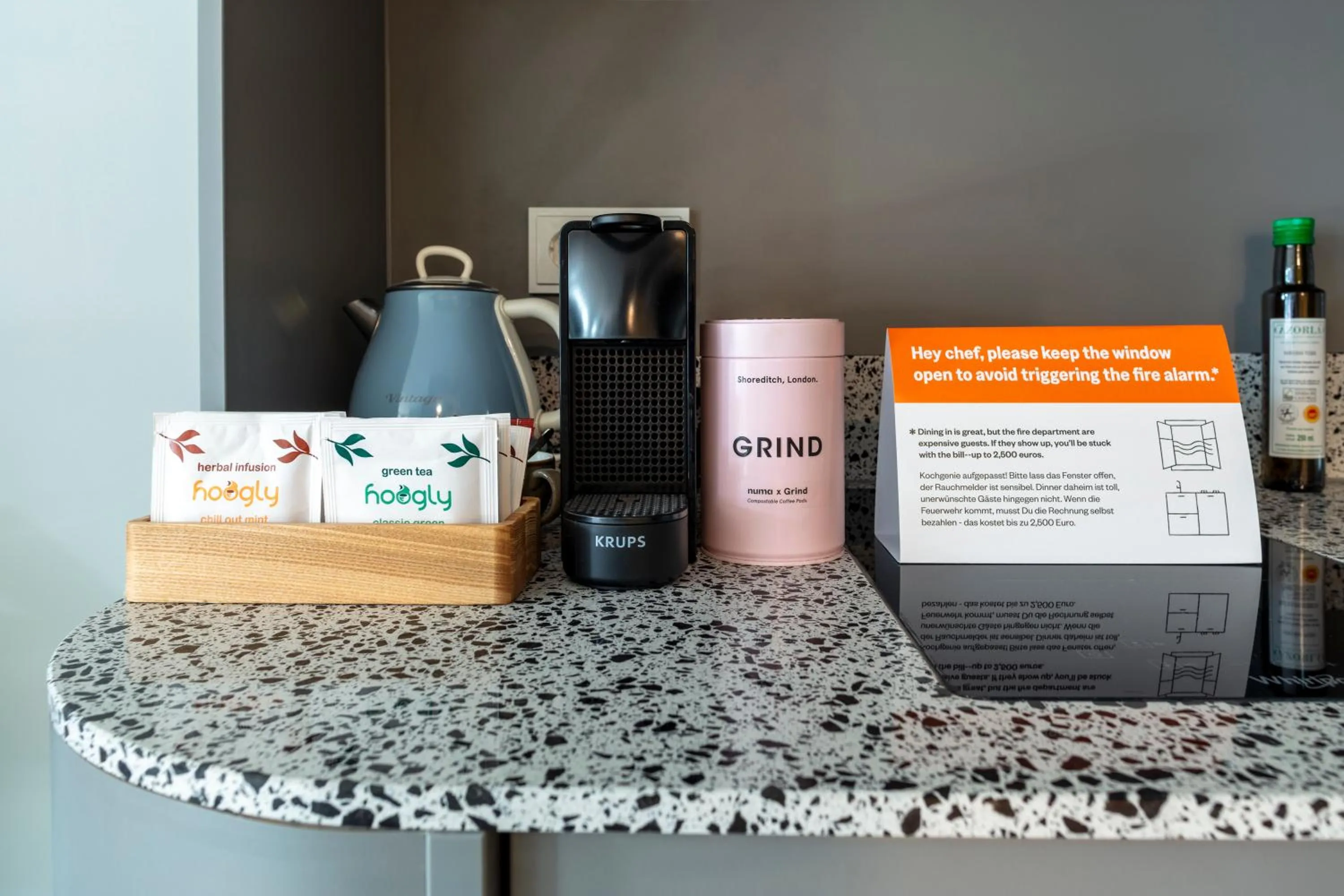 Coffee/tea facilities in Numa Munich Blend