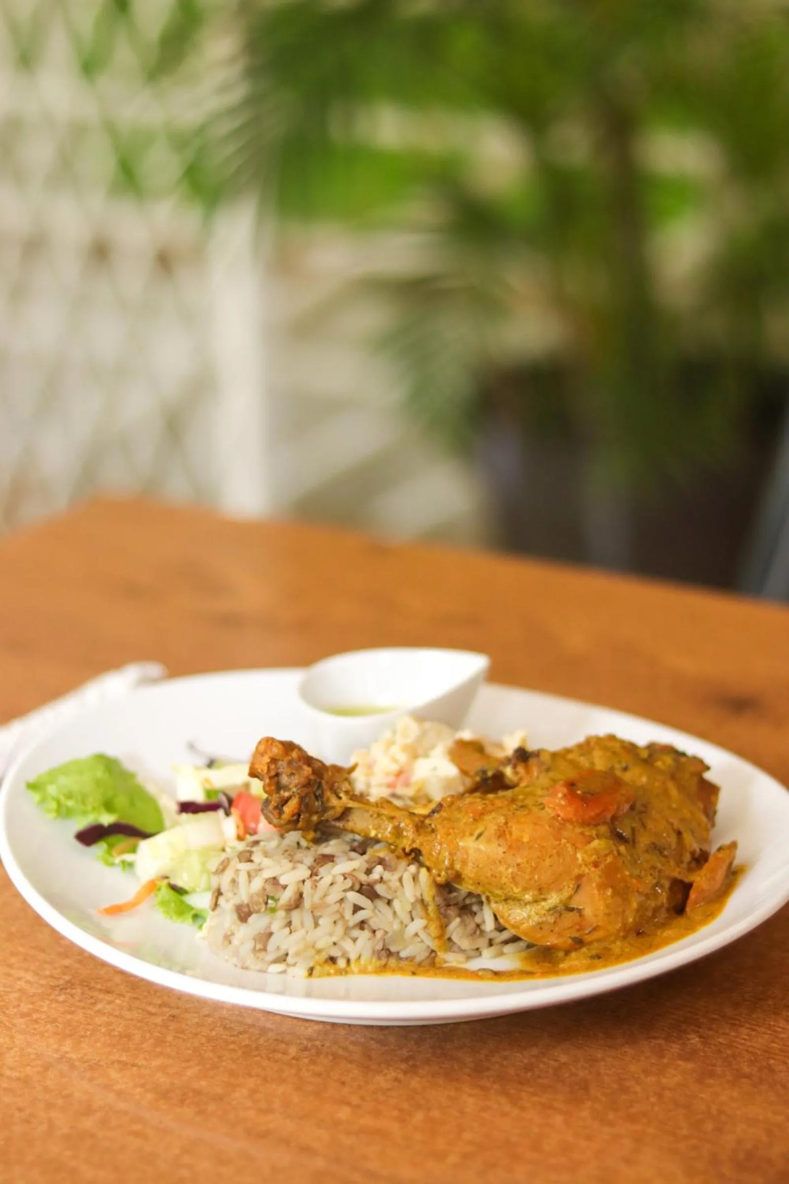 Food close-up in La Flamboyant Hotel