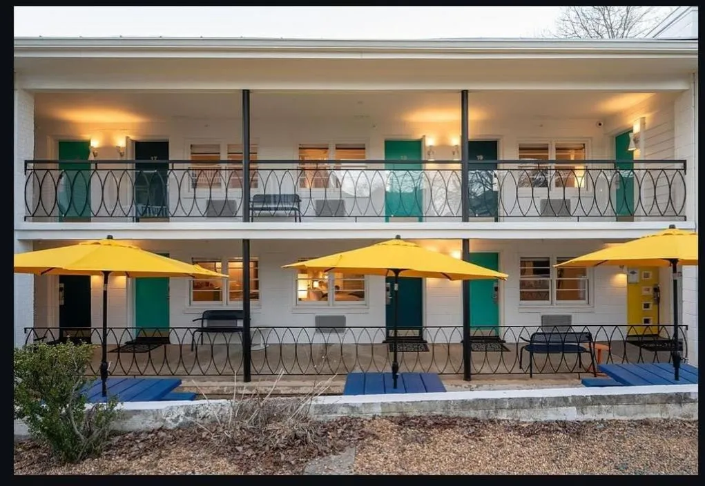 Property building in Little Mod Hotel at the University