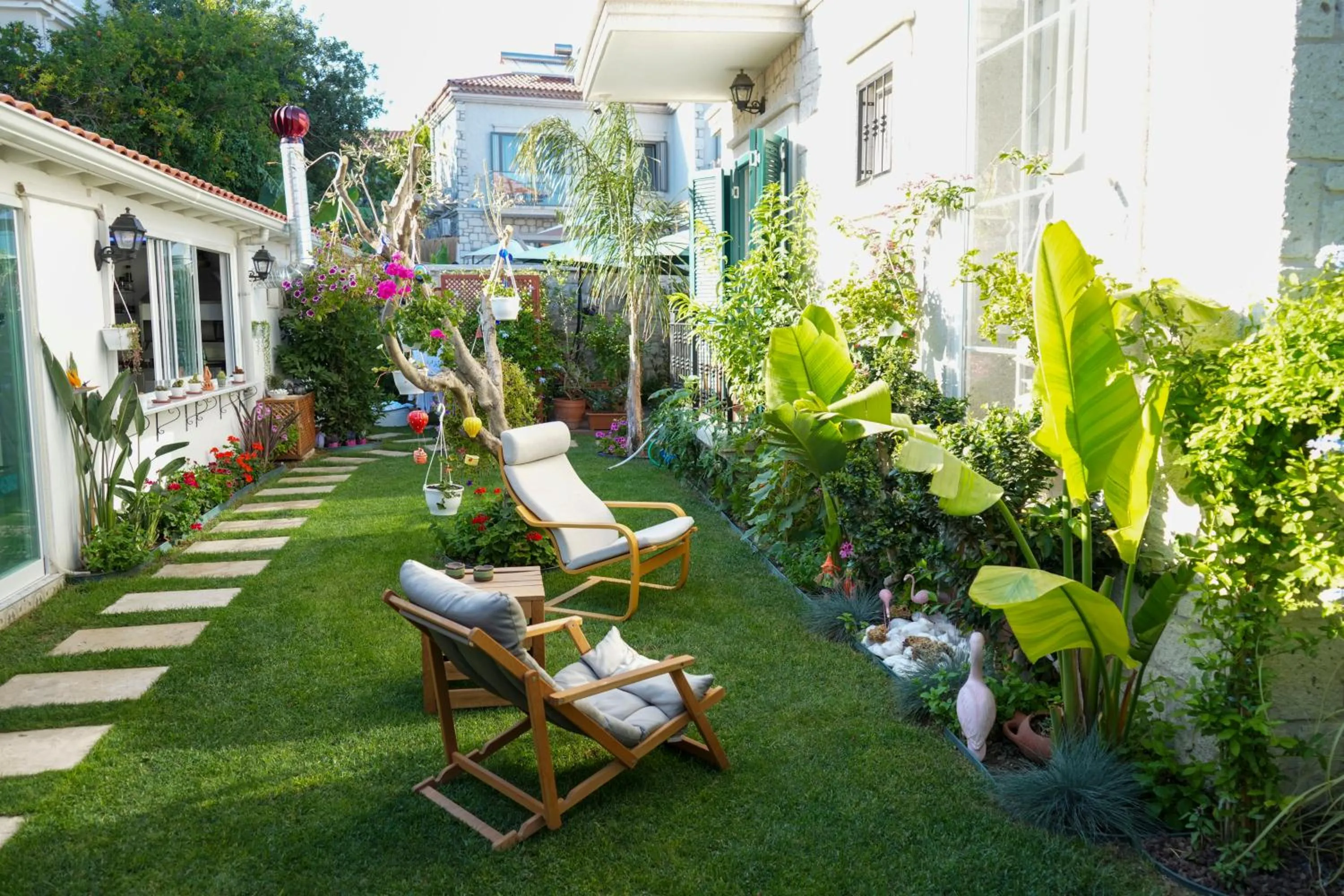 Garden view in Müzeyyen Hanım Konağı Alaçatı
