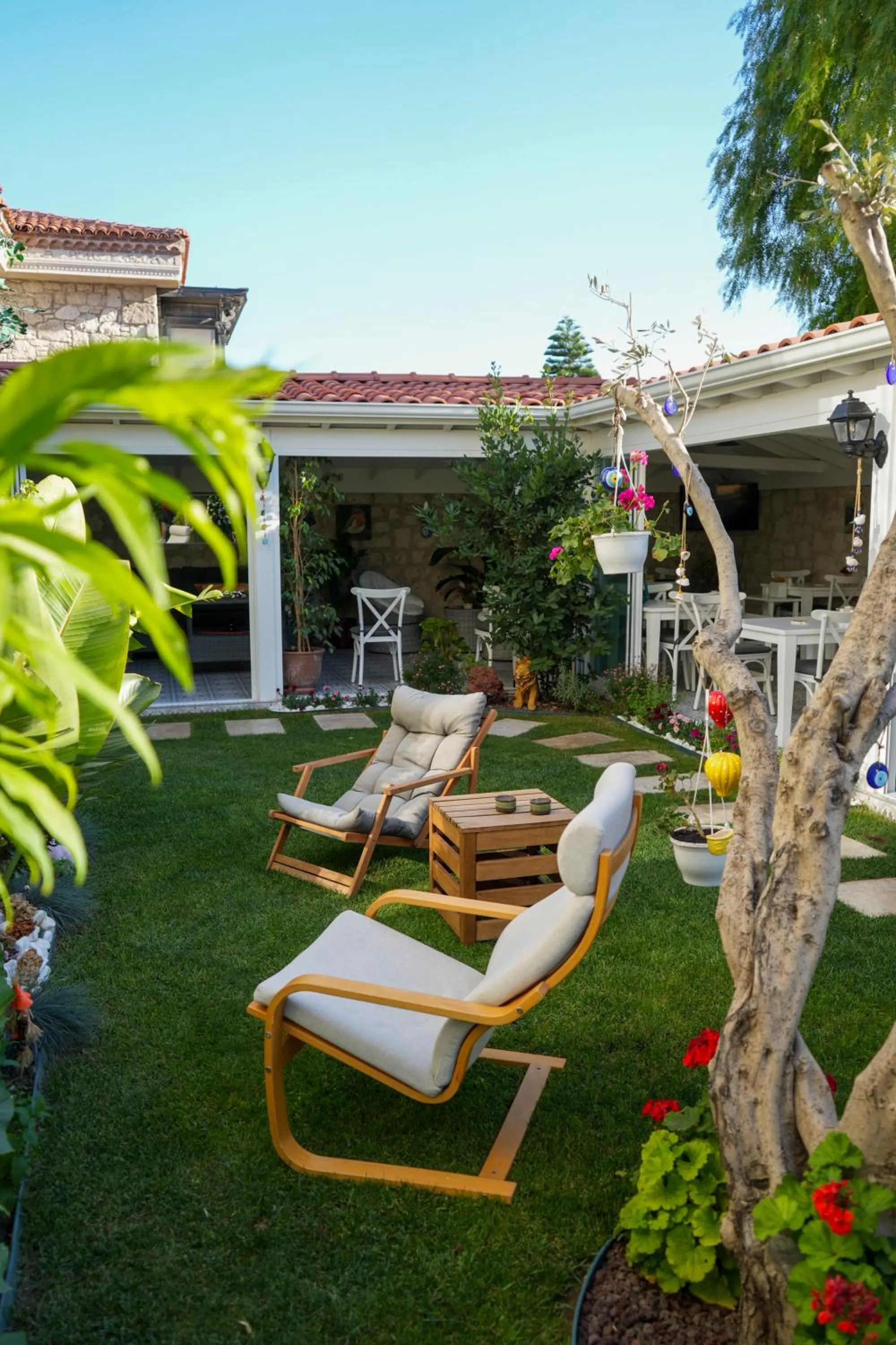 Garden in Müzeyyen Hanım Konağı Alaçatı