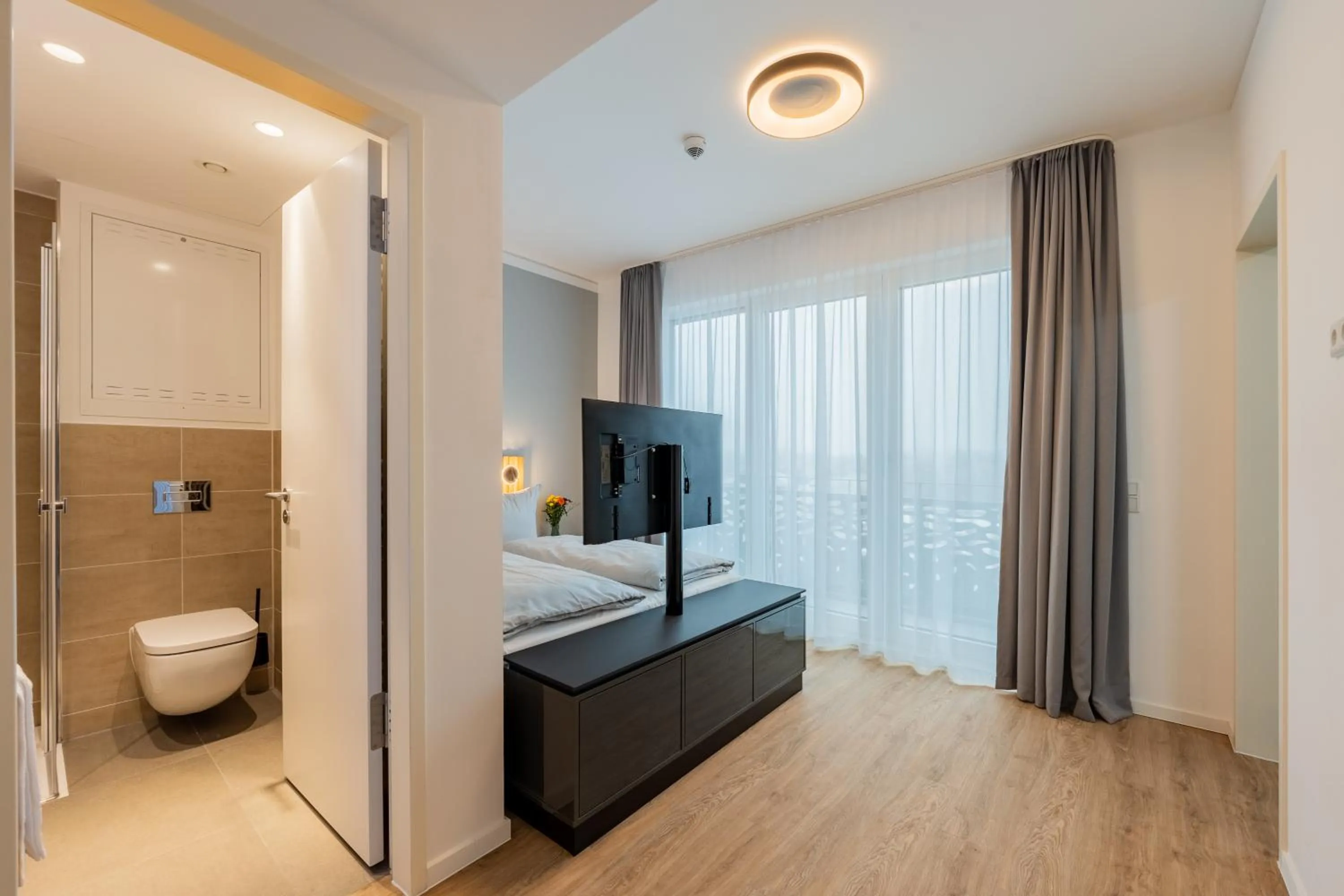 Photo of the whole room in Nena Apartments Berlin Adlershof