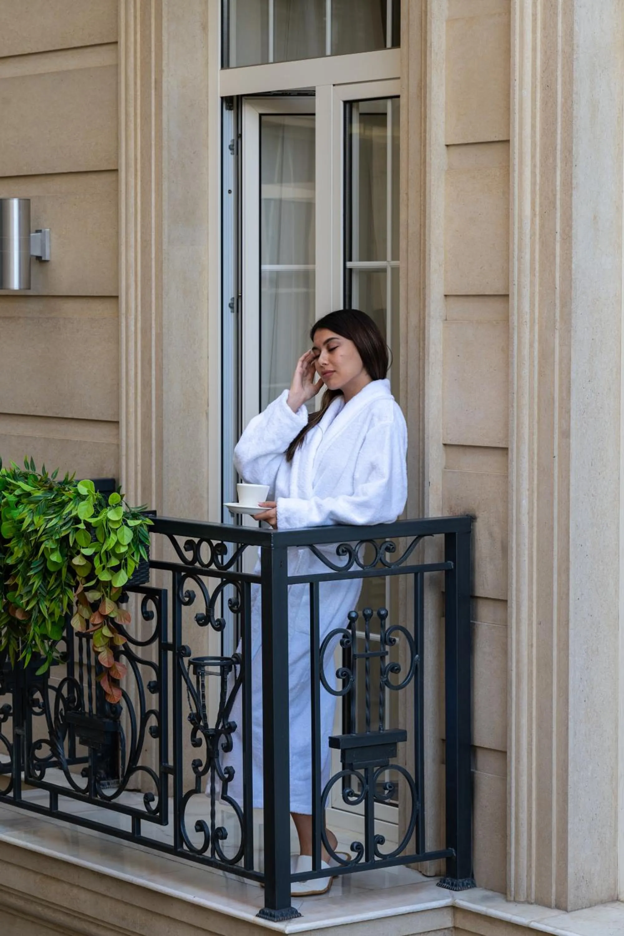 Balcony/Terrace in Europe Hotel Tashkent