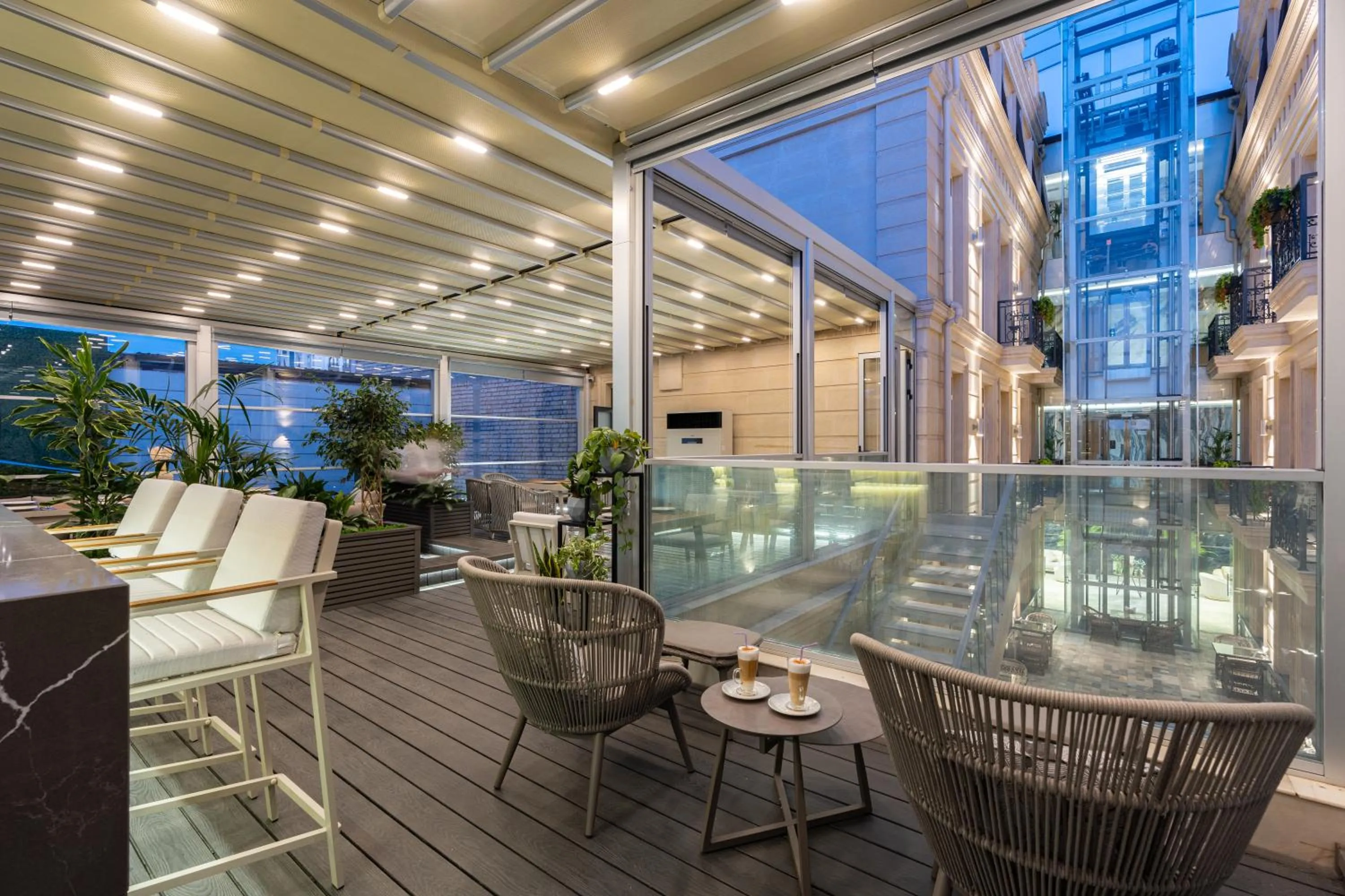 Balcony/Terrace in Europe Hotel Tashkent