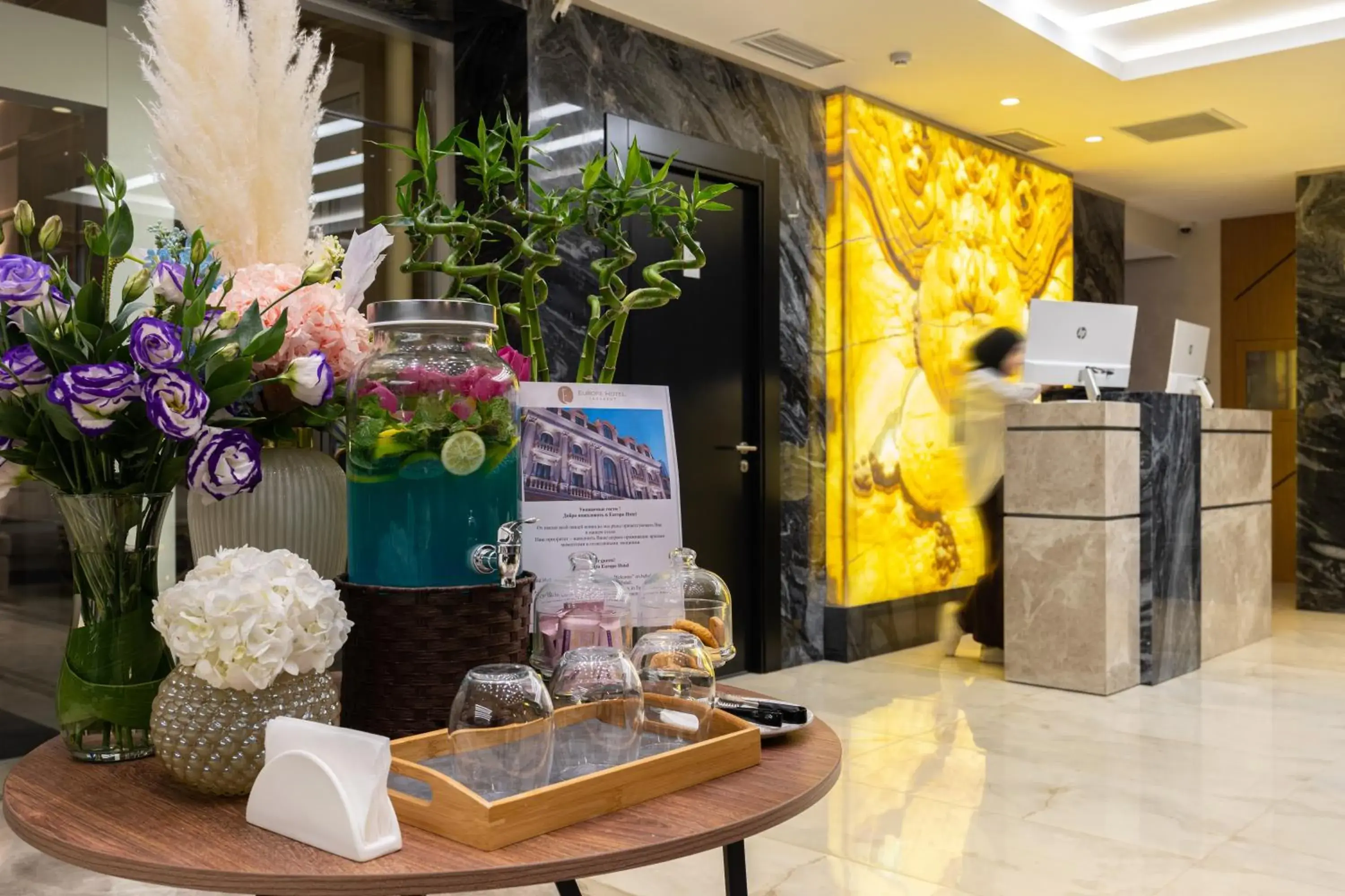Lobby or reception in Europe Hotel Tashkent Lobby or reception in Europe Hotel Tashkent