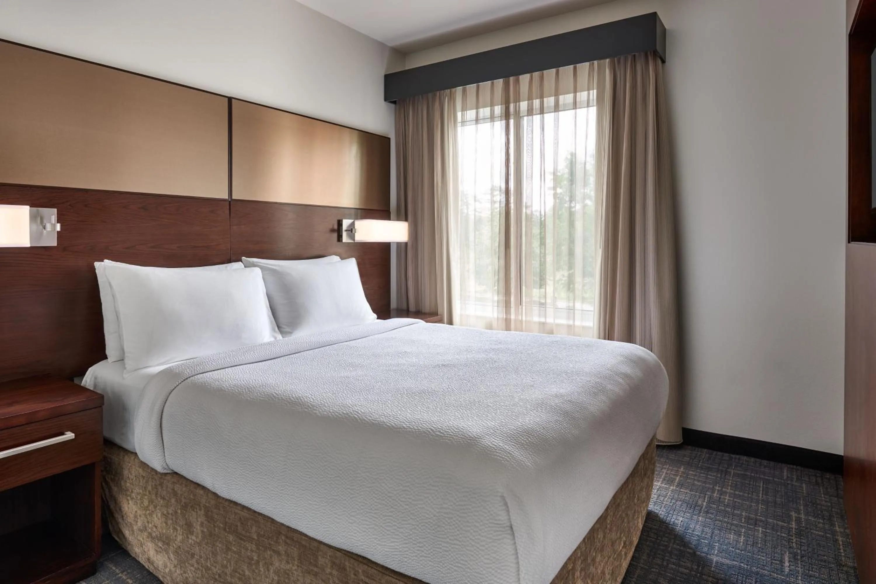 Bedroom, Bed in Residence Inn by Marriott Nashville South East/Murfreesboro