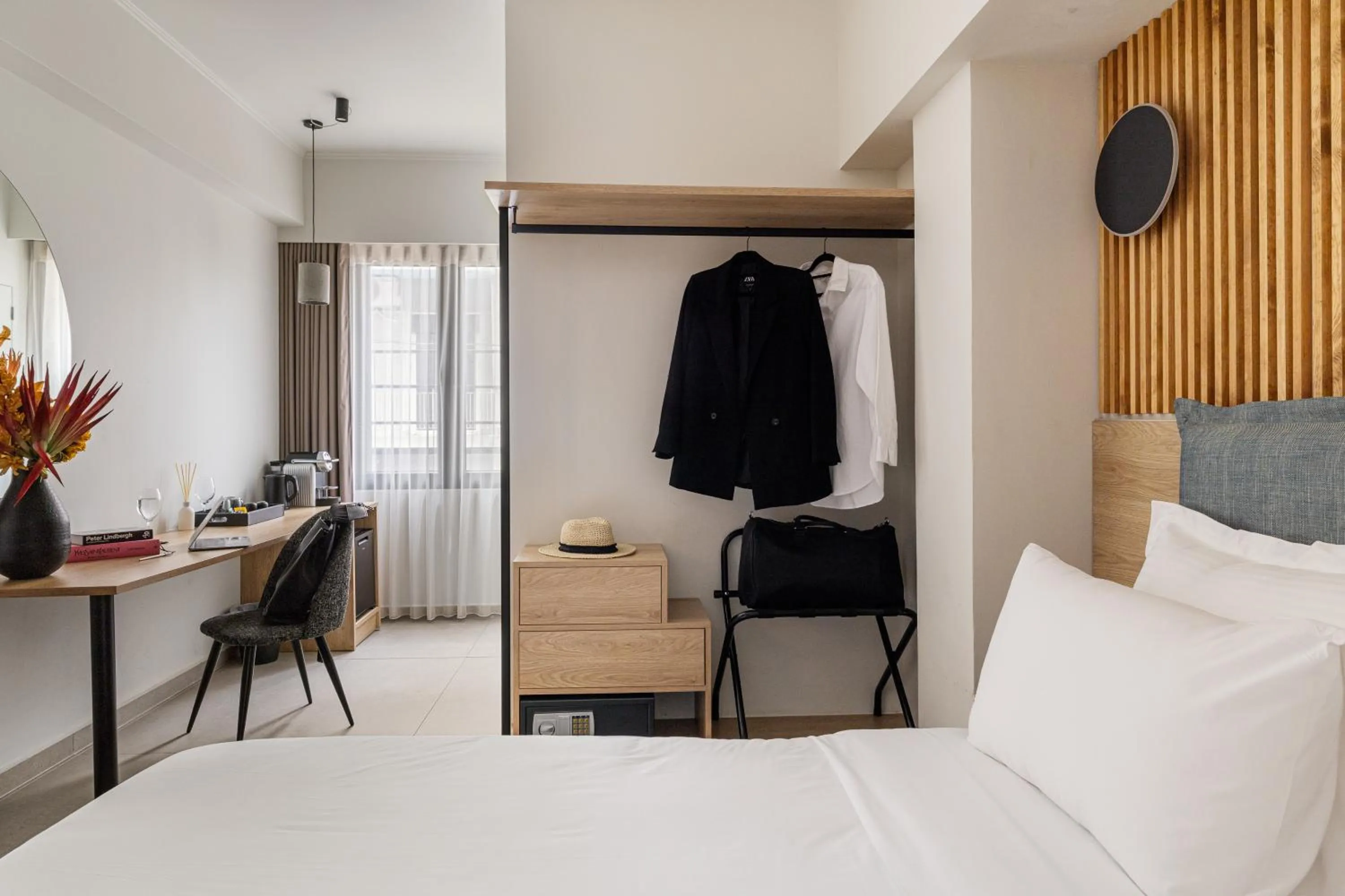 Bed in Airio Athens Suites