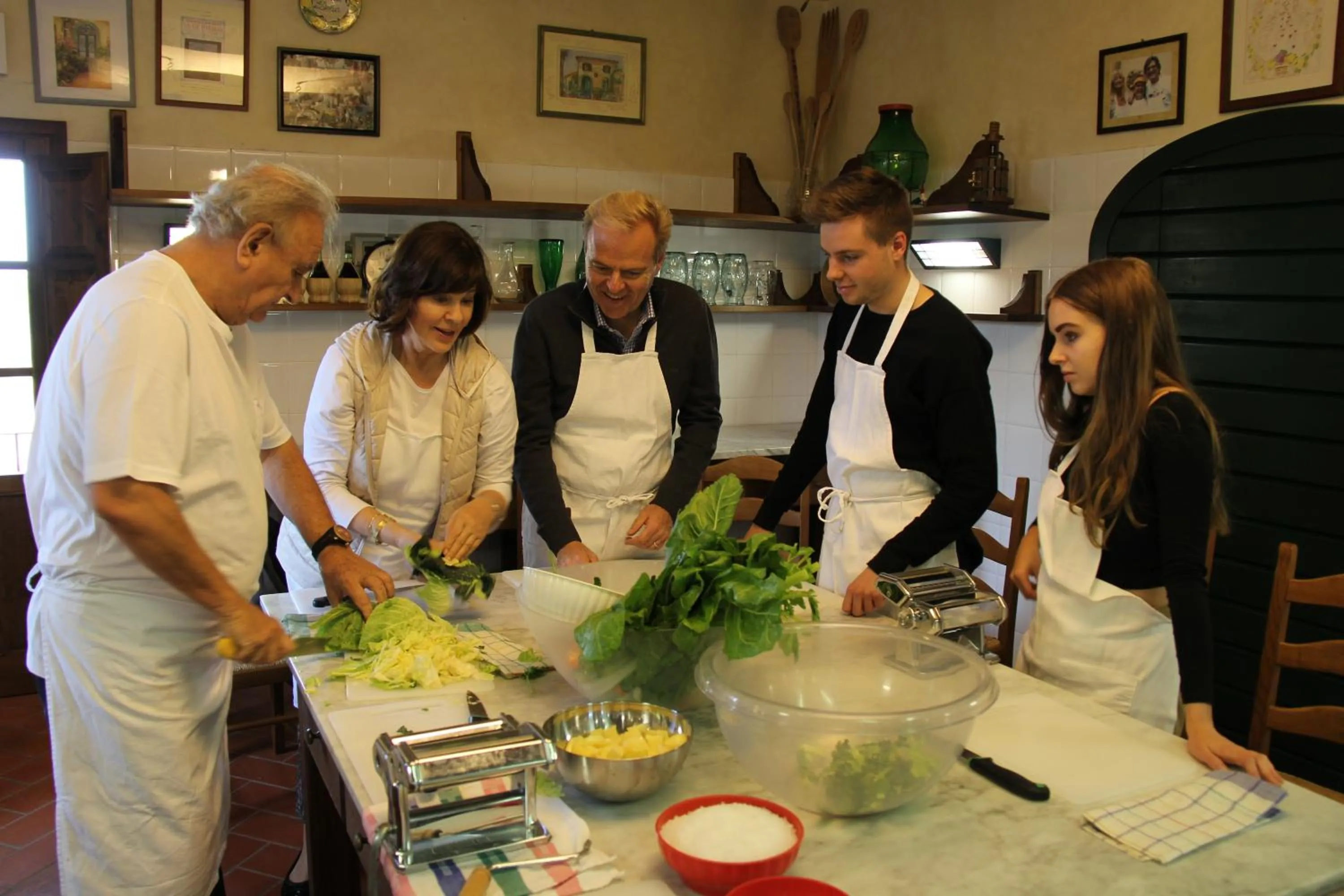 Food in Villa Delia Hotel and Cooking School