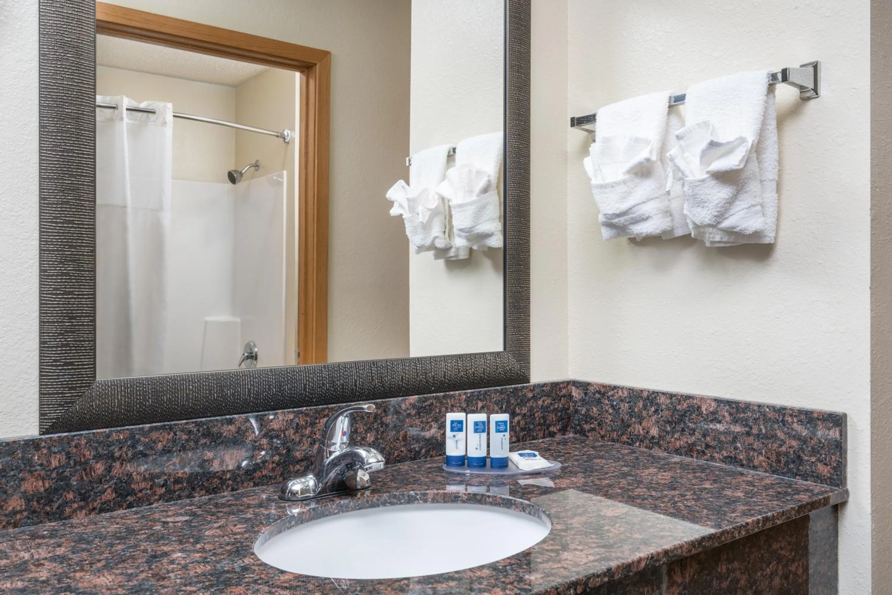 Bathroom in AmericInn by Wyndham Blackduck