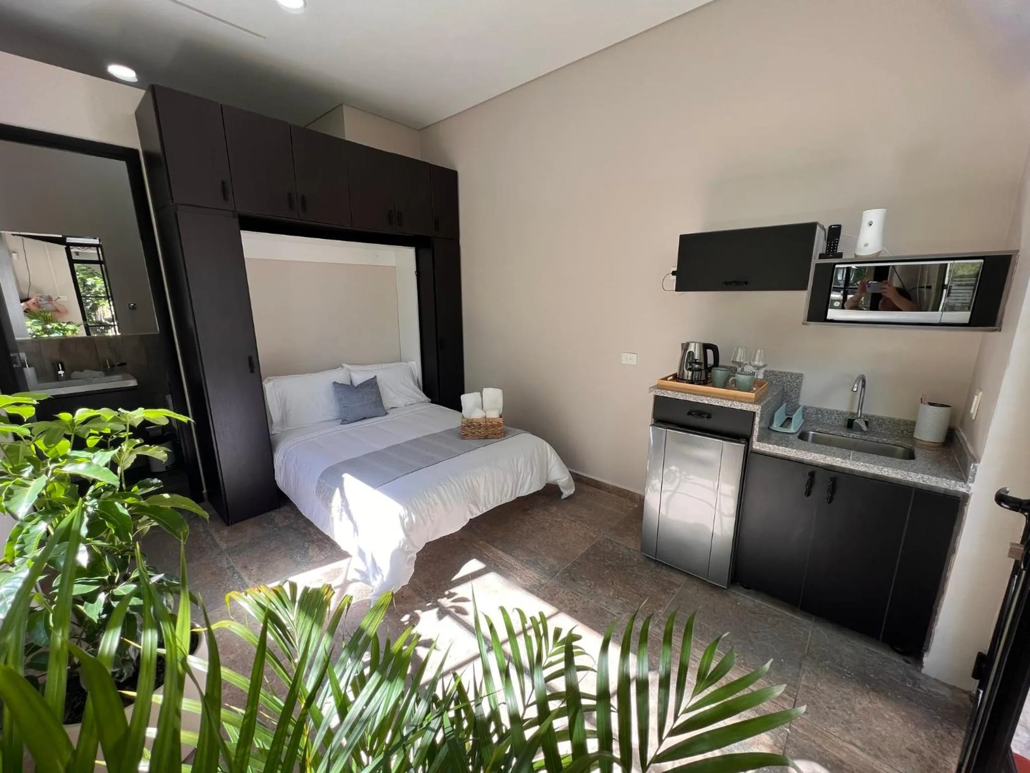 TV and multimedia, Bed in 1714 Hotel Boutique Guatapé