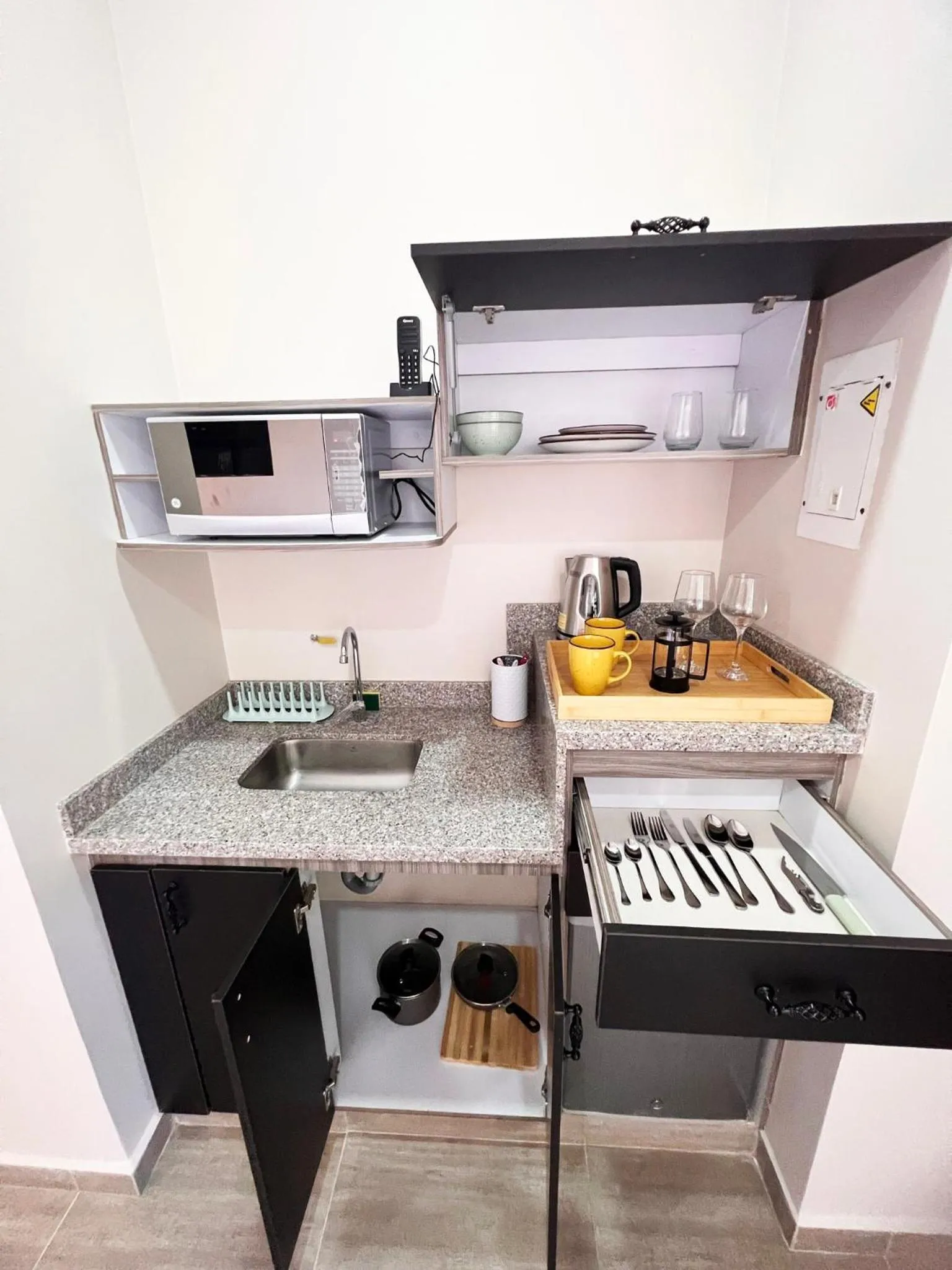 Kitchen or kitchenette in 1714 Hotel Boutique Guatapé