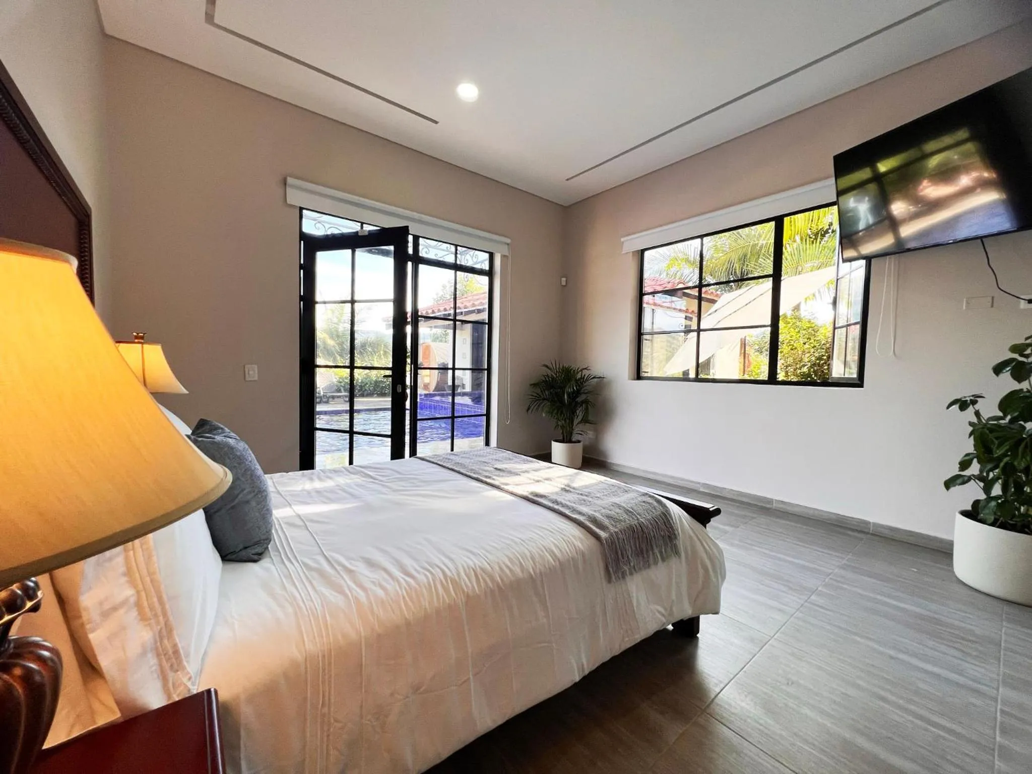 Bed in 1714 Hotel Boutique Guatapé