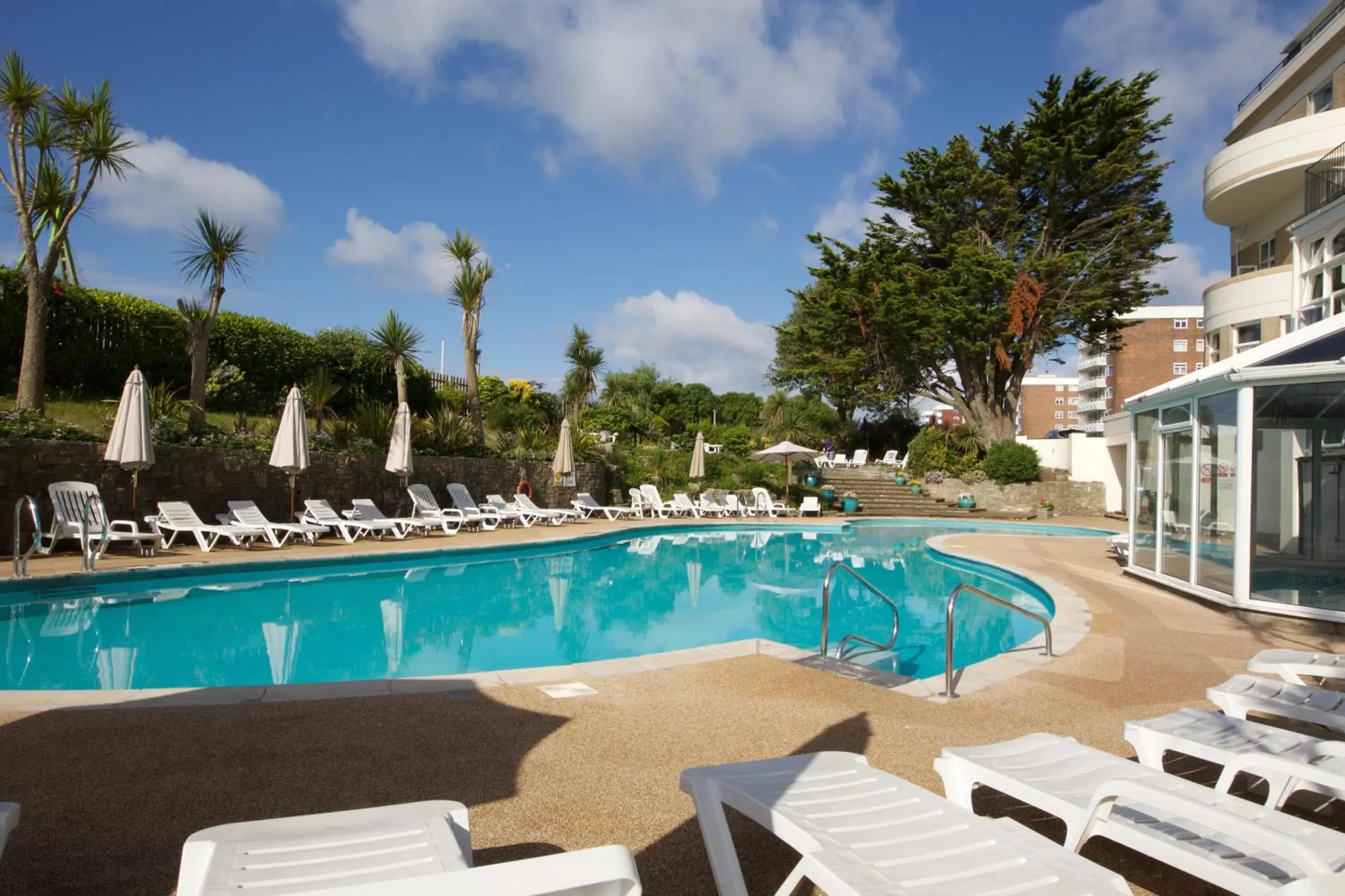Pool view in Bournemouth Carlton Hotel, BW Signature Collection Pool view in Bournemouth Carlton Hotel, BW Signature Collection