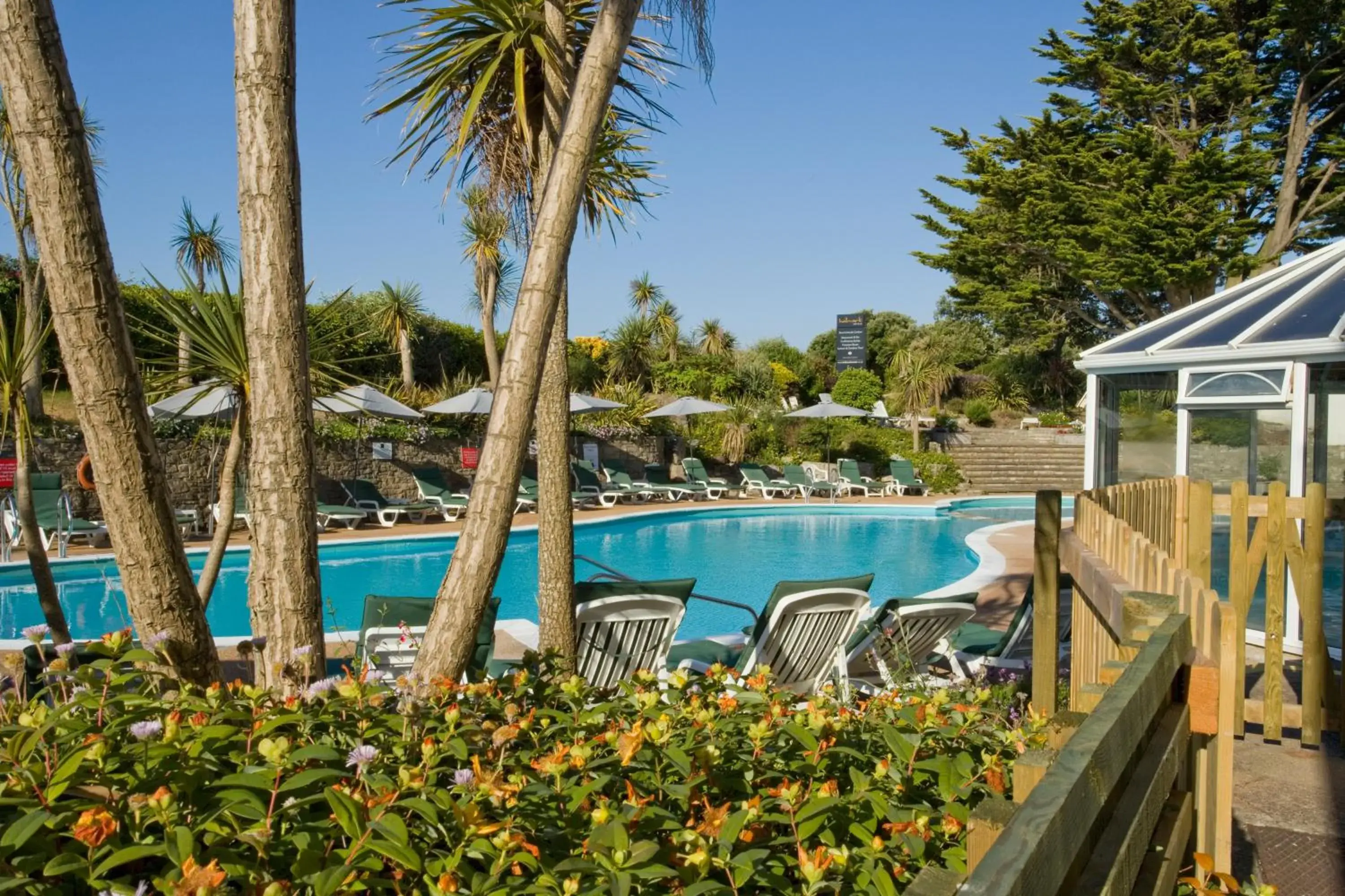 Pool view in Bournemouth Carlton Hotel, BW Signature Collection Pool view in Bournemouth Carlton Hotel, BW Signature Collection