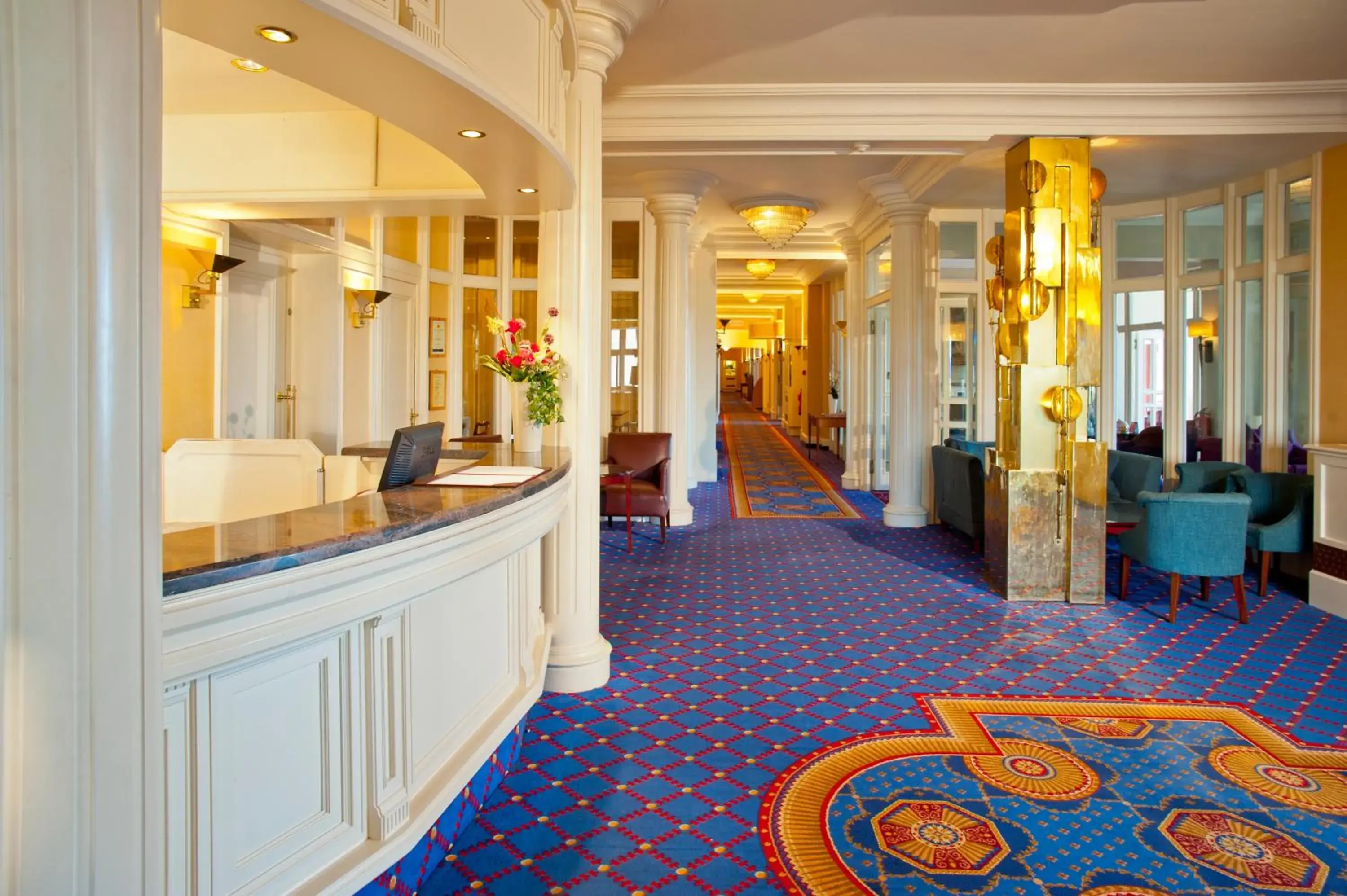 Lobby or reception in Bournemouth Carlton Hotel, BW Signature Collection Lobby or reception in Bournemouth Carlton Hotel, BW Signature Collection