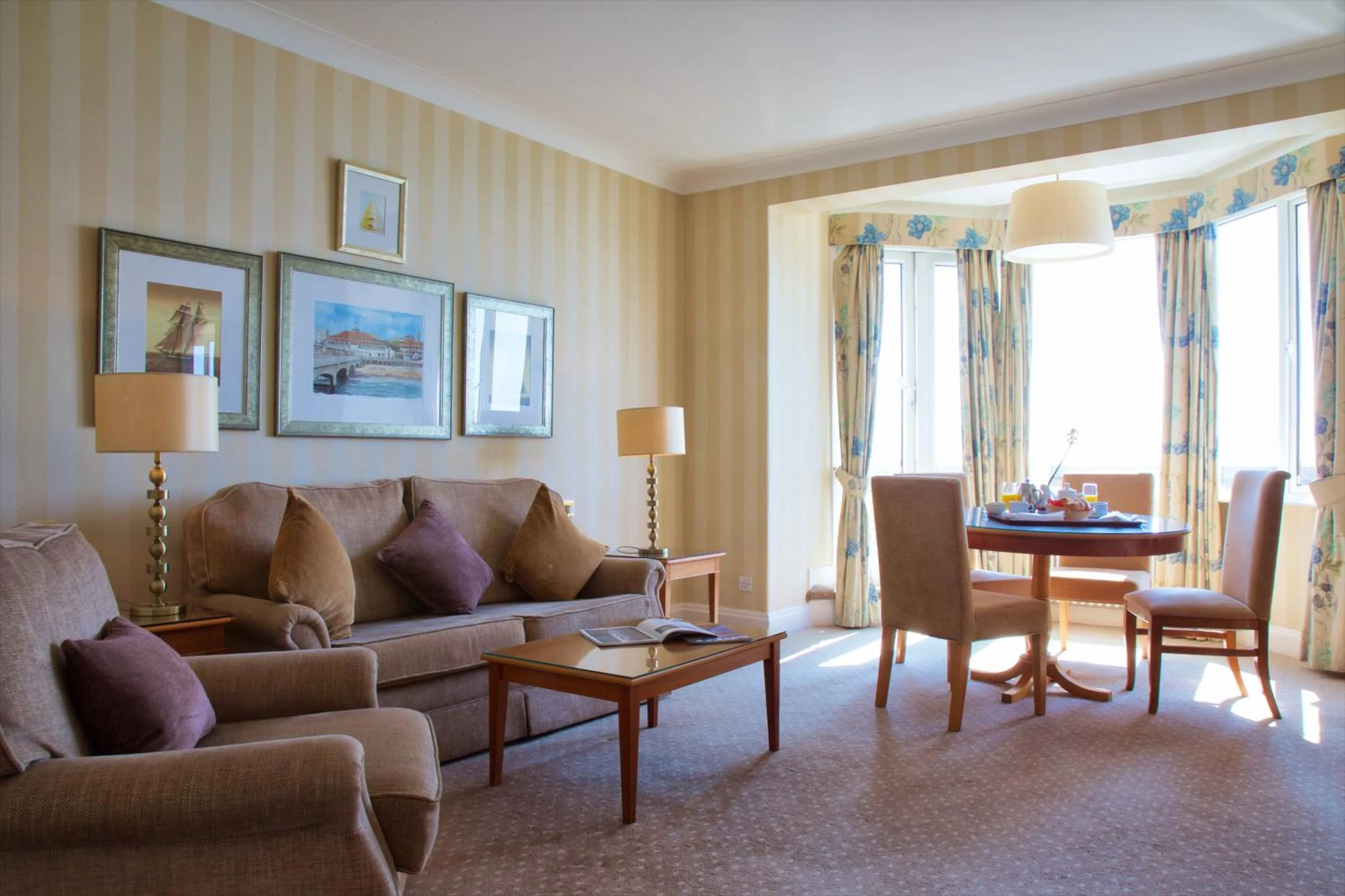 Living room in Bournemouth Carlton Hotel, BW Signature Collection