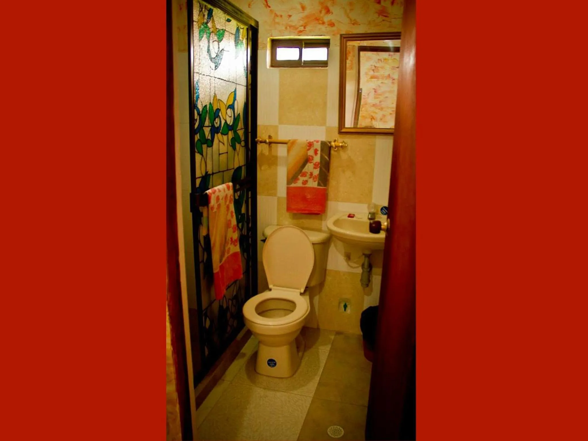 Bathroom in Yellow Moon Guesthouse & Apartments