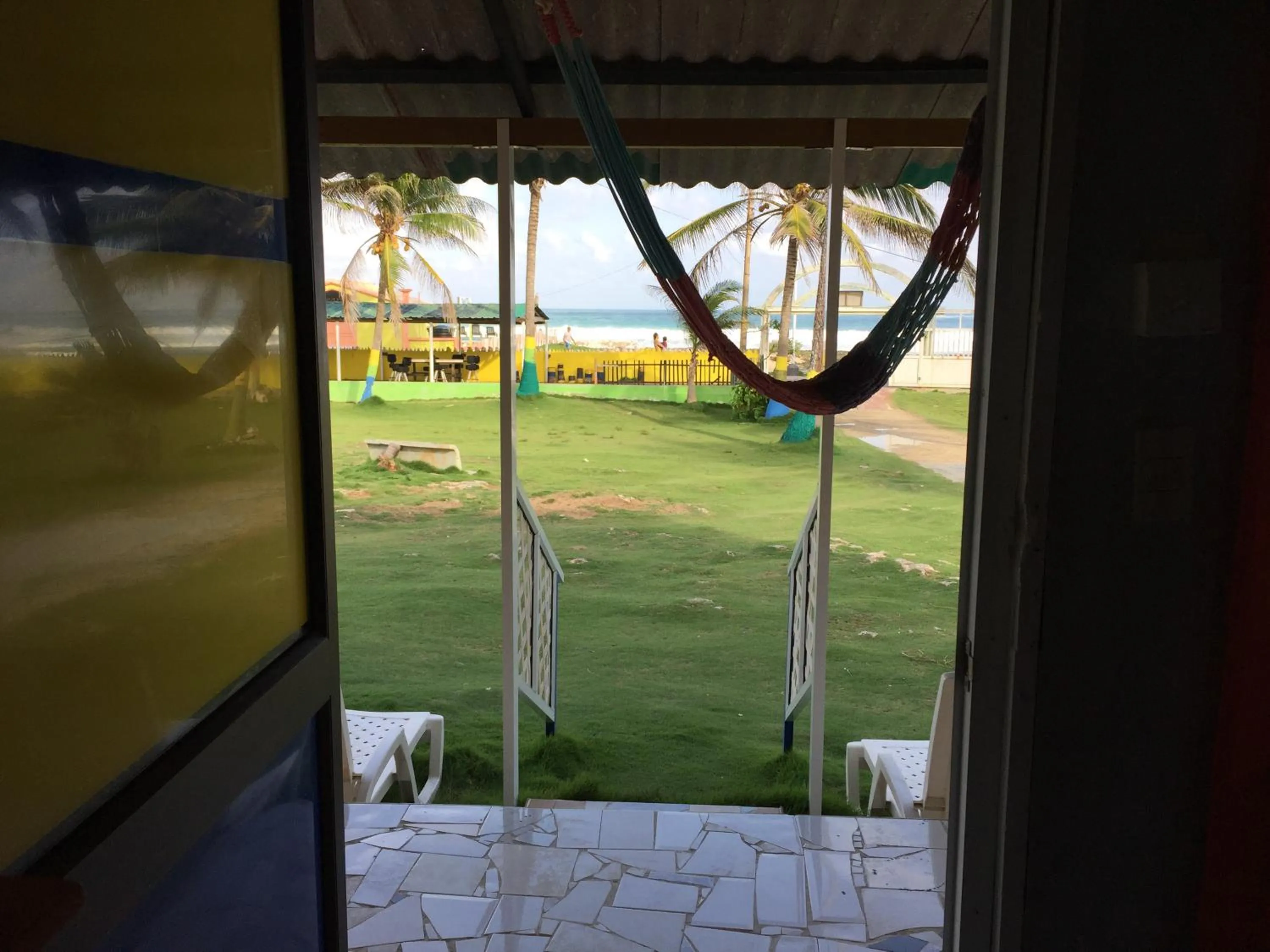 Balcony/Terrace in Yellow Moon Guesthouse & Apartments