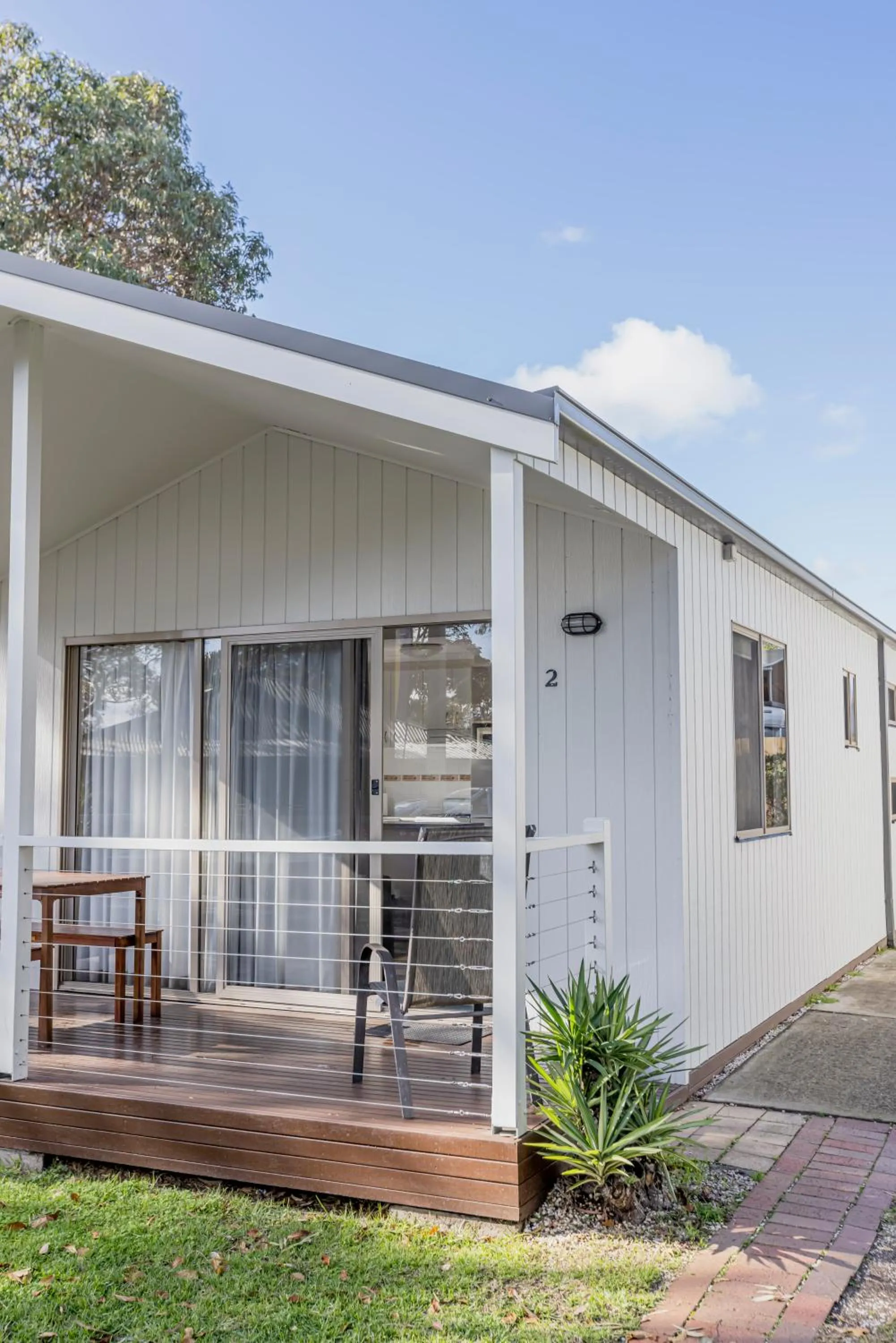 Patio in Ocean Grove Holiday Park