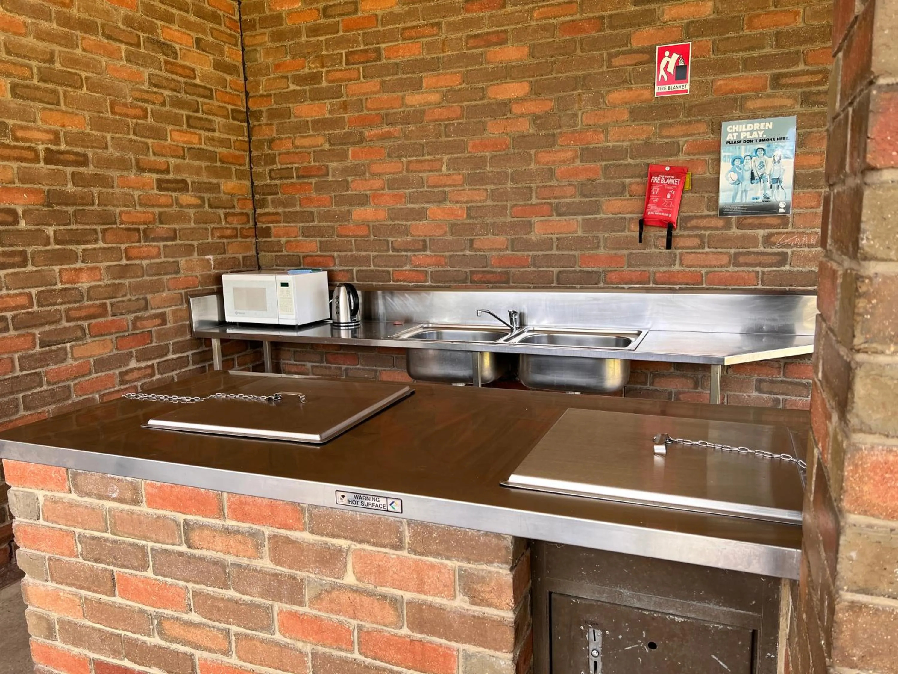 kitchen in Ocean Grove Holiday Park