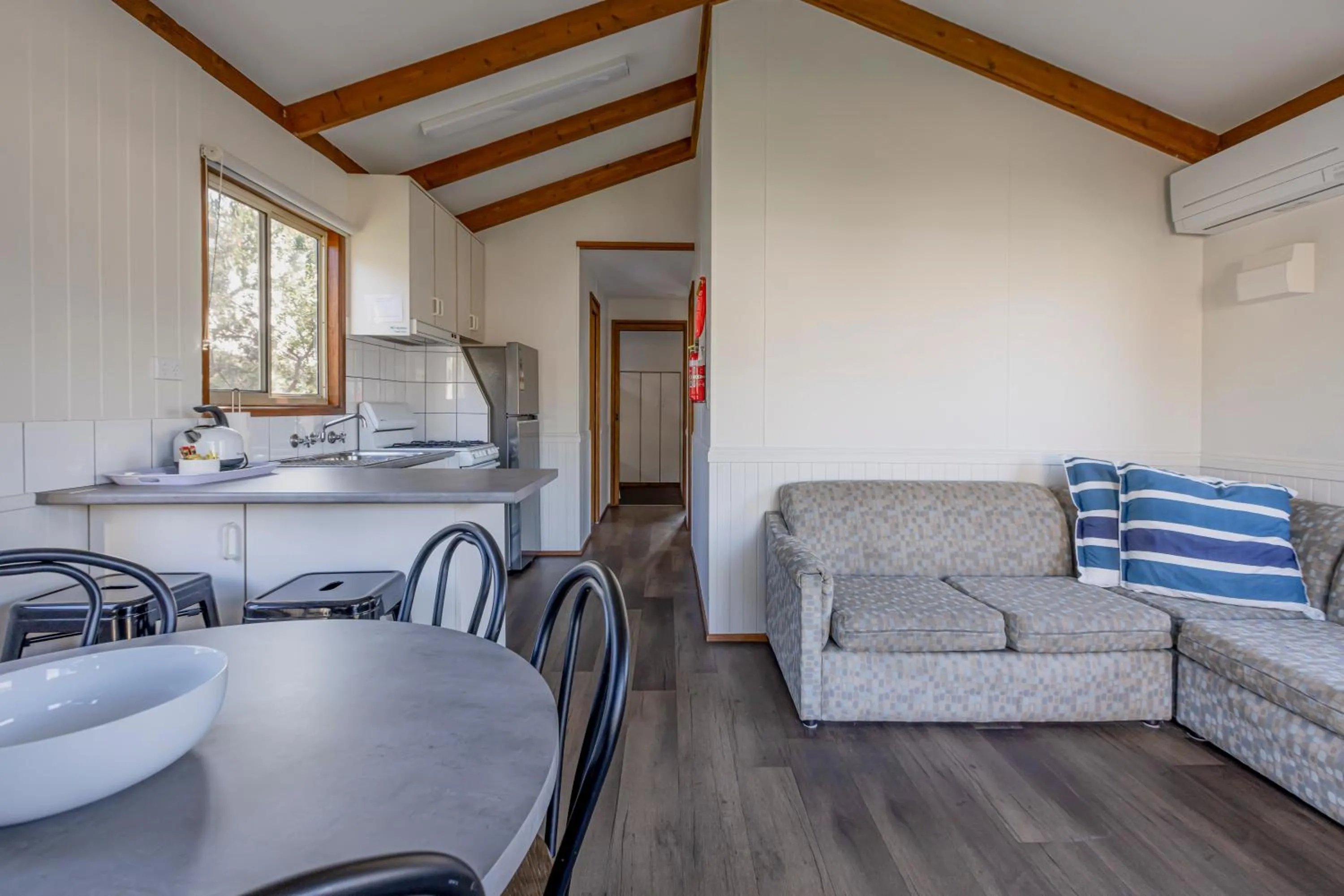Living room in Ocean Grove Holiday Park