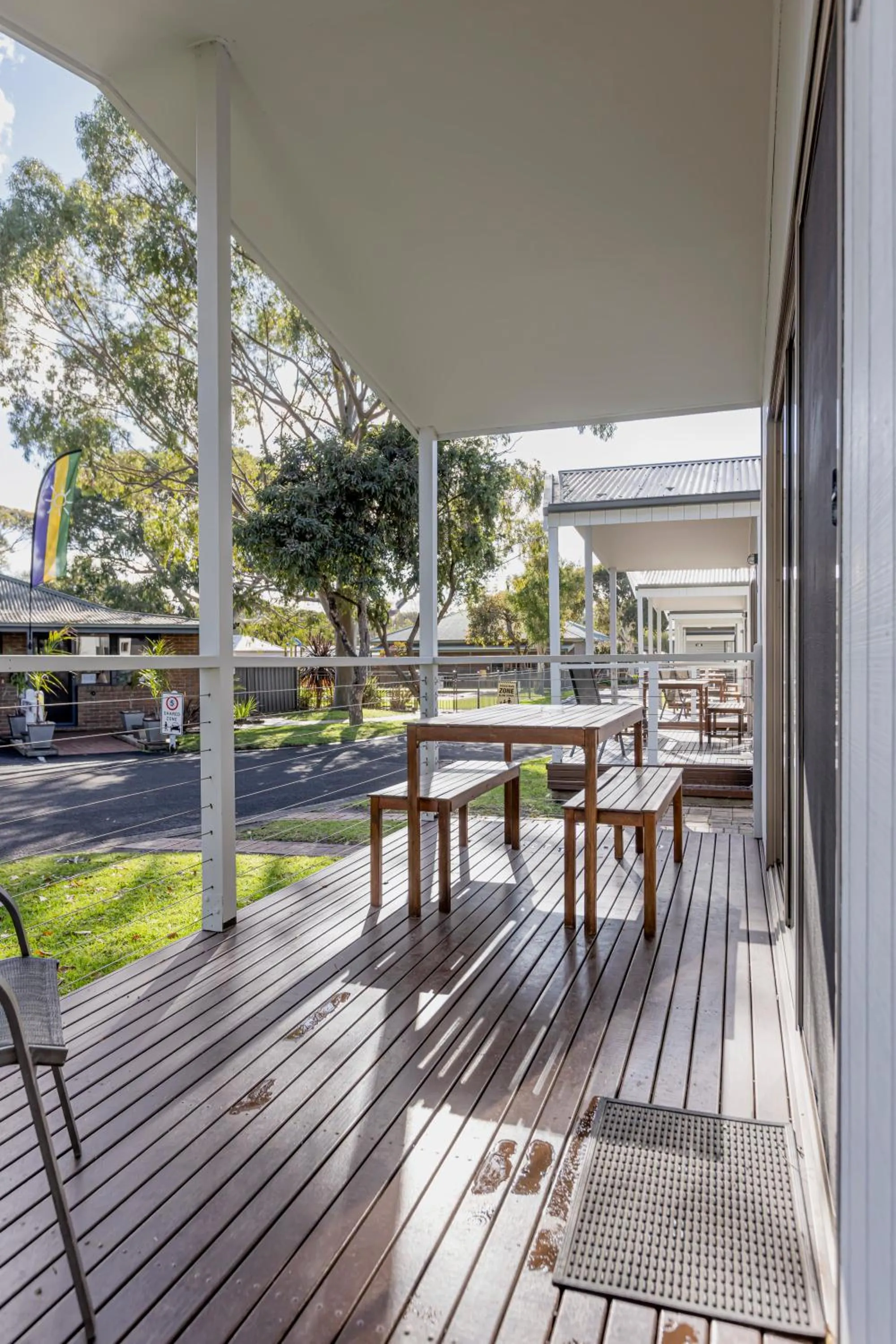 Balcony/Terrace in Ocean Grove Holiday Park
