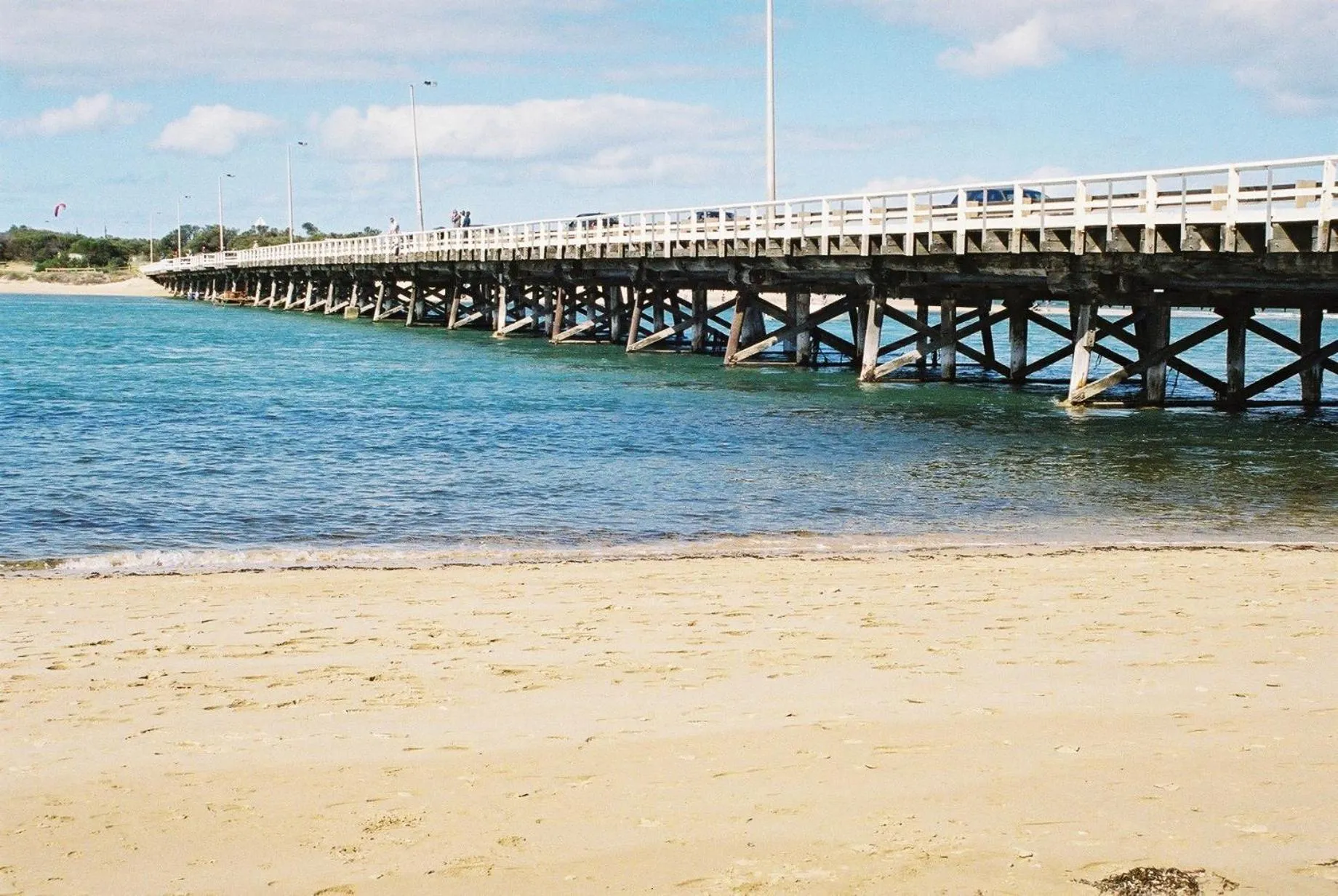 Beach in Ocean Grove Holiday Park