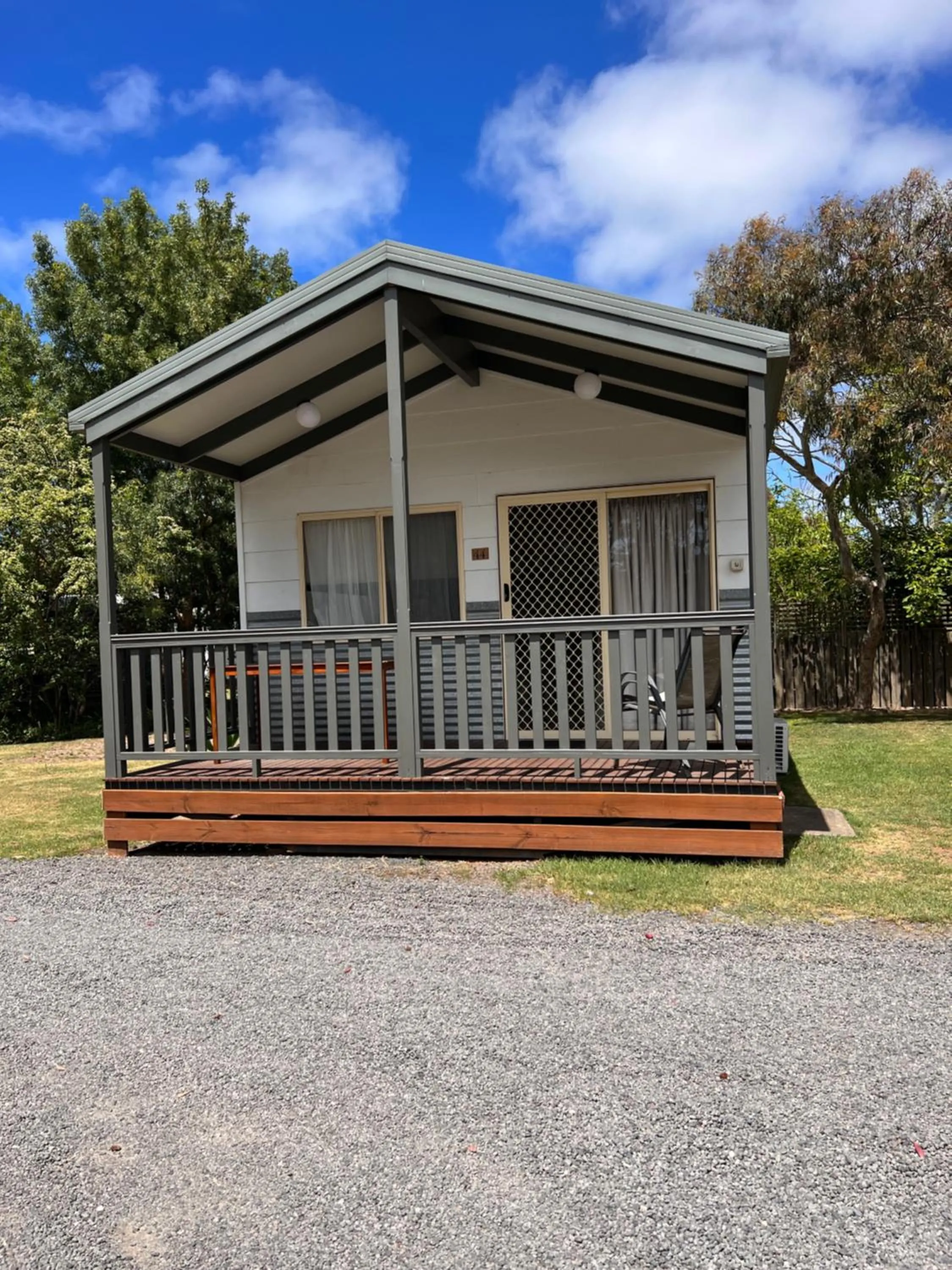 Property building in Ocean Grove Holiday Park